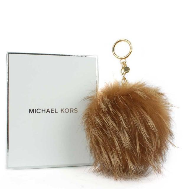 michael kors pom keychain