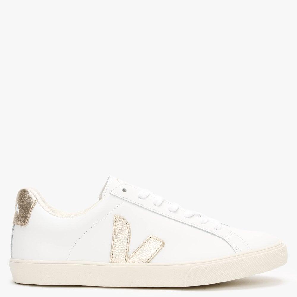 veja esplar leather white platine