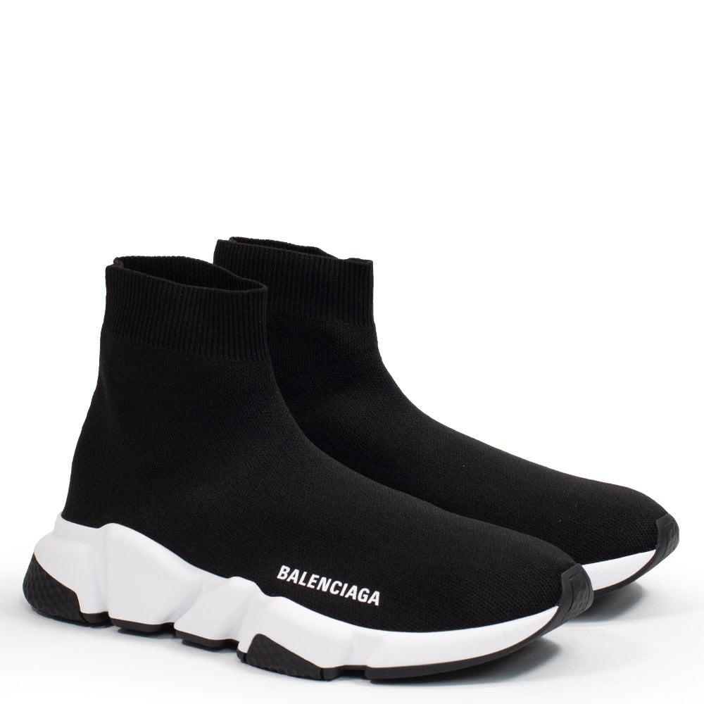 Balenciaga Leather Race Runners in Black - Save 47% - Lyst