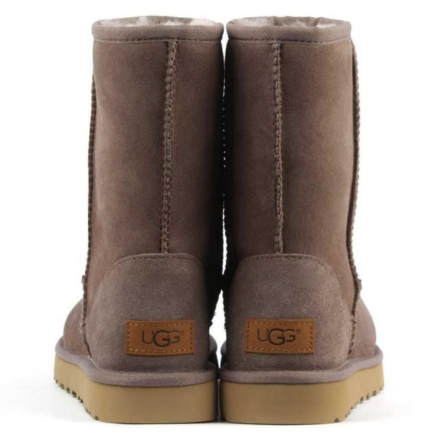 UGG Suede Classic Short Ii Stormy Grey Twinface Boot in Grey Leather (Gray)  - Lyst