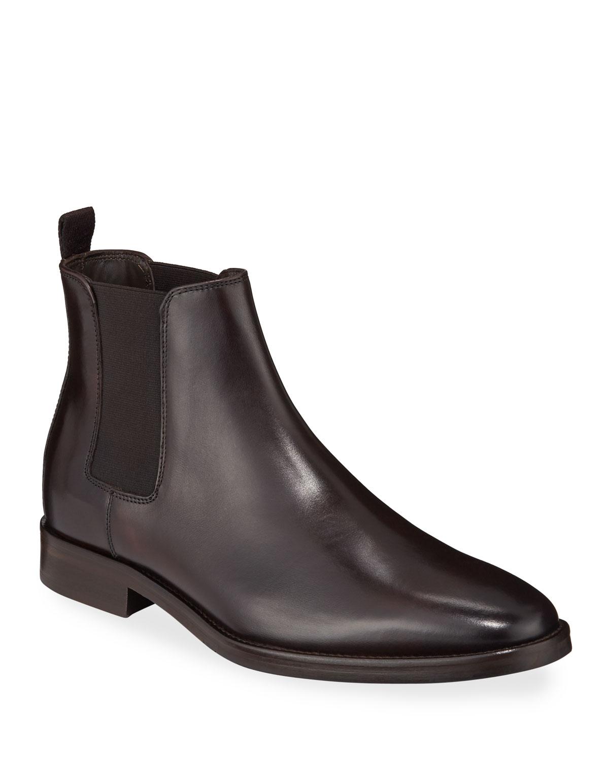Bruno Magli Men's Cuneo Leather Chelsea Boots in Dark Brown (Brown) for ...