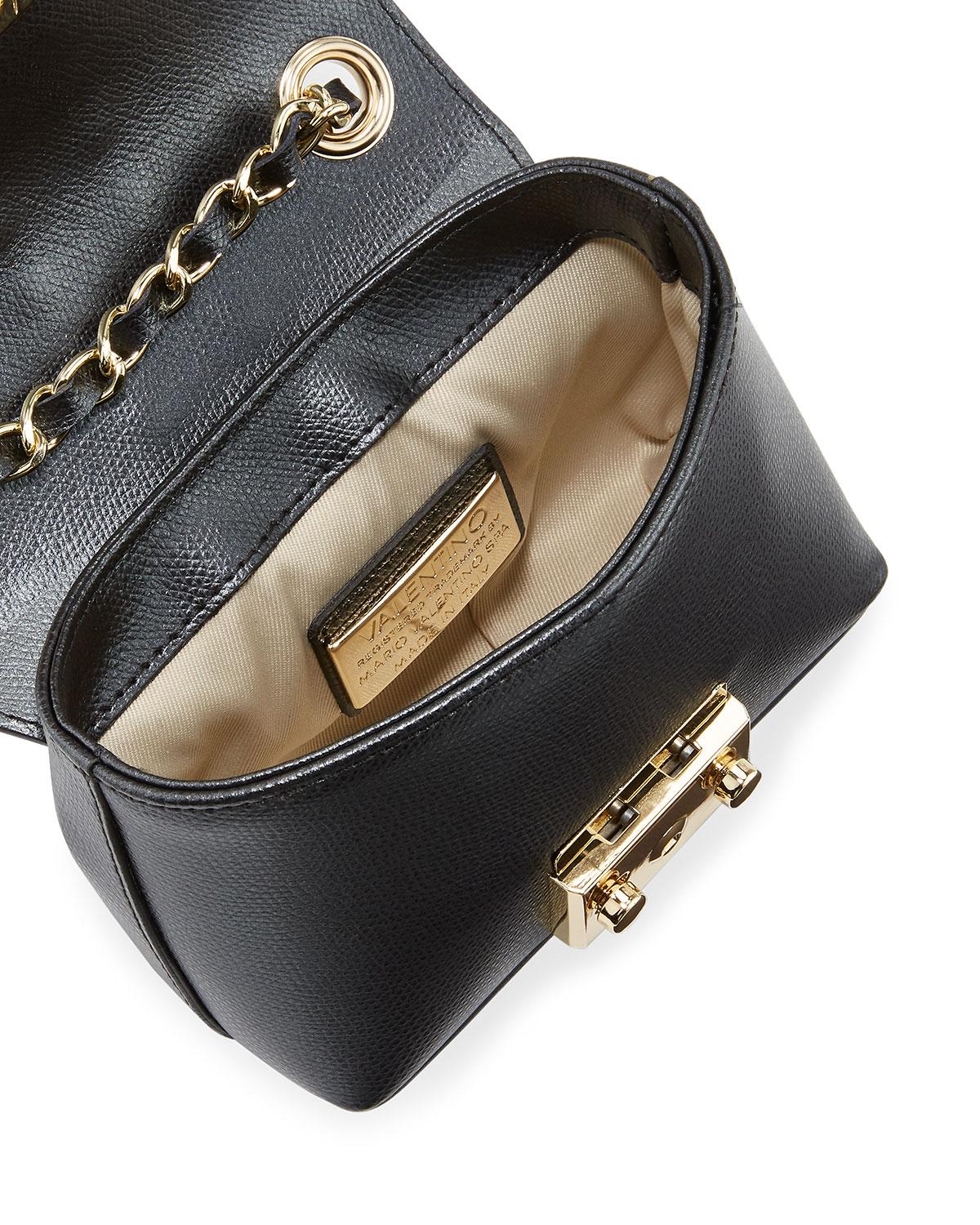 Mario Valentino Black Polyurethane Womens Bag