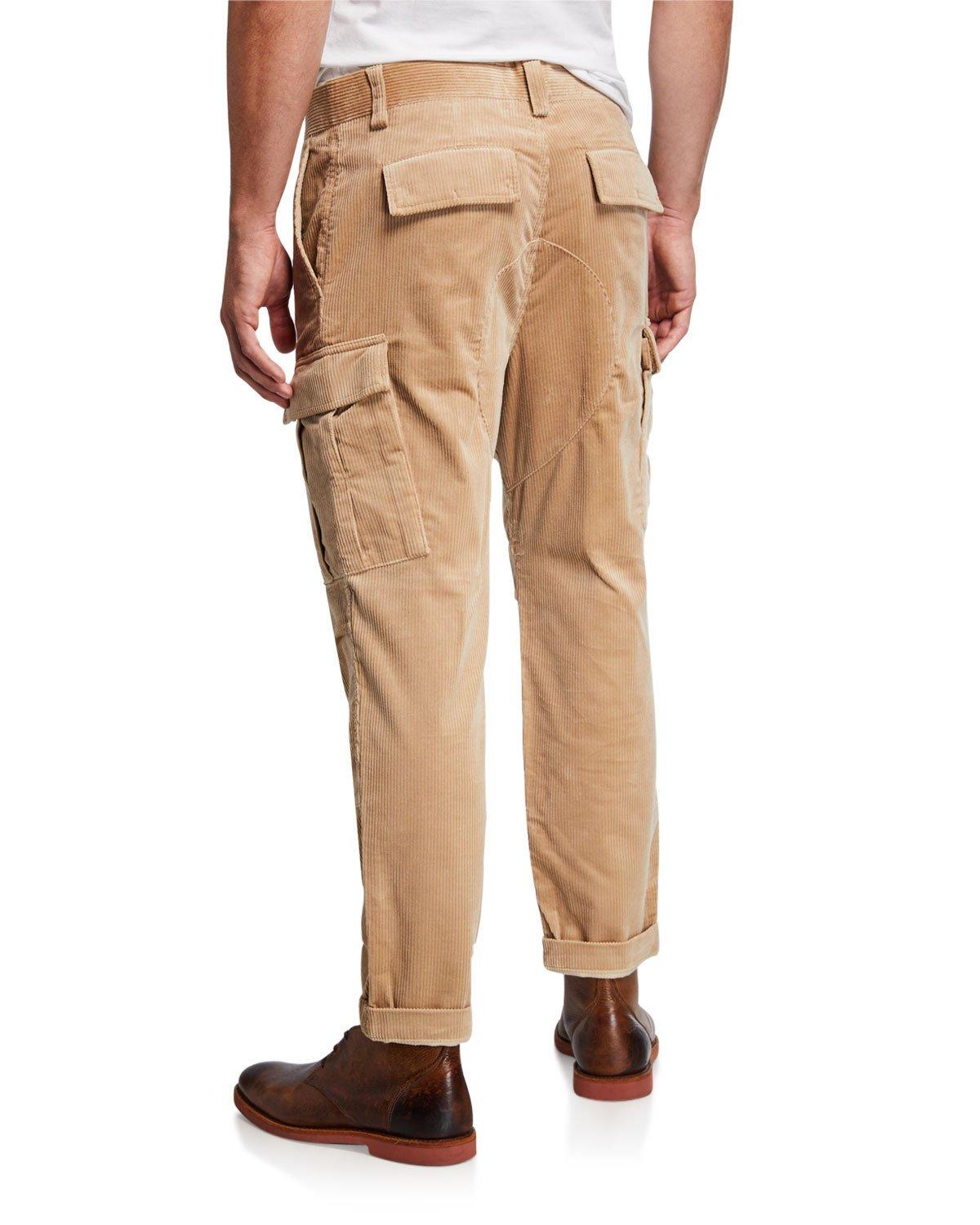 velvet cargo pants