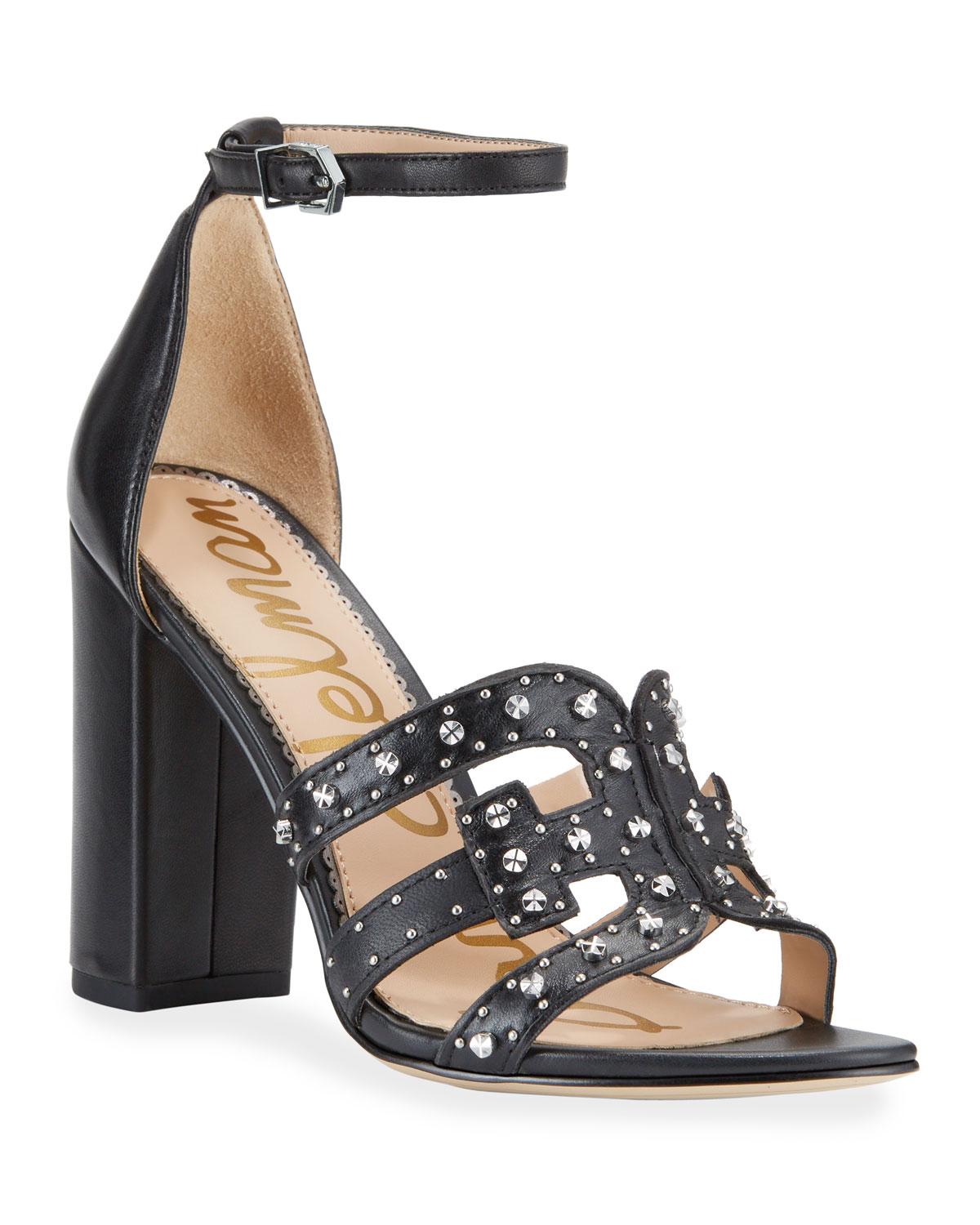 darren studded block heel