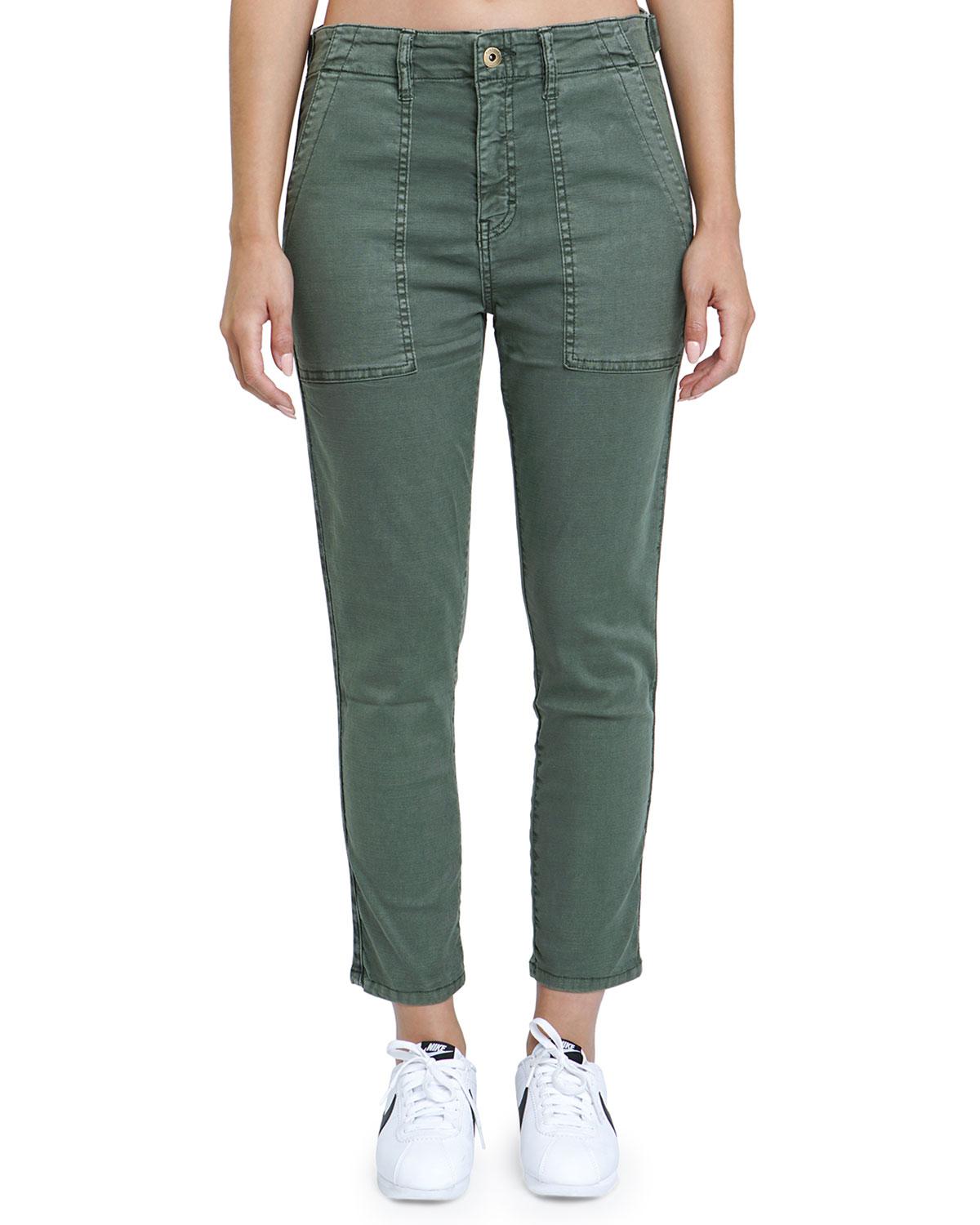 Pistola Denim Mara Utility Ankle Jeans in Green Lyst