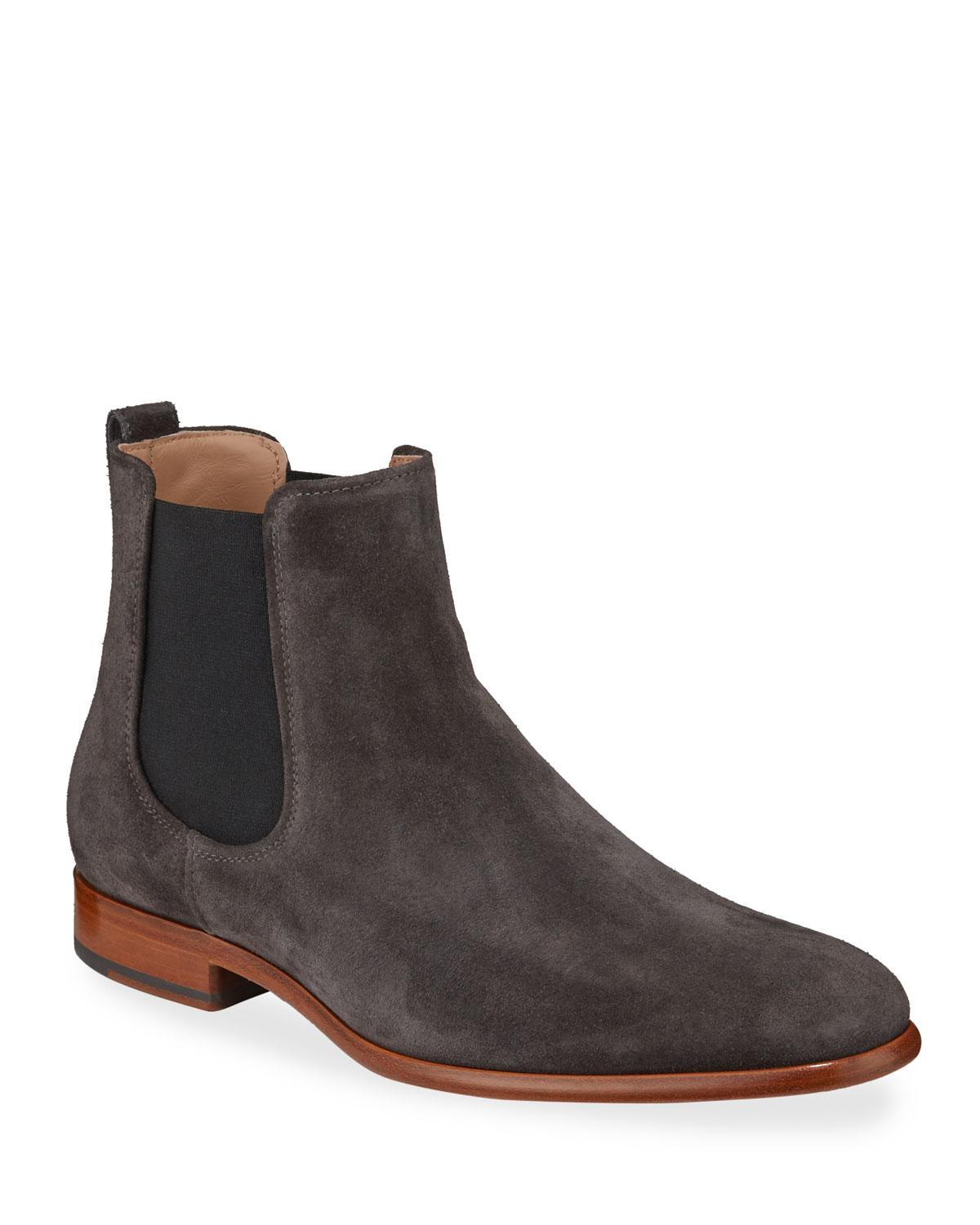 vince suede chelsea boots