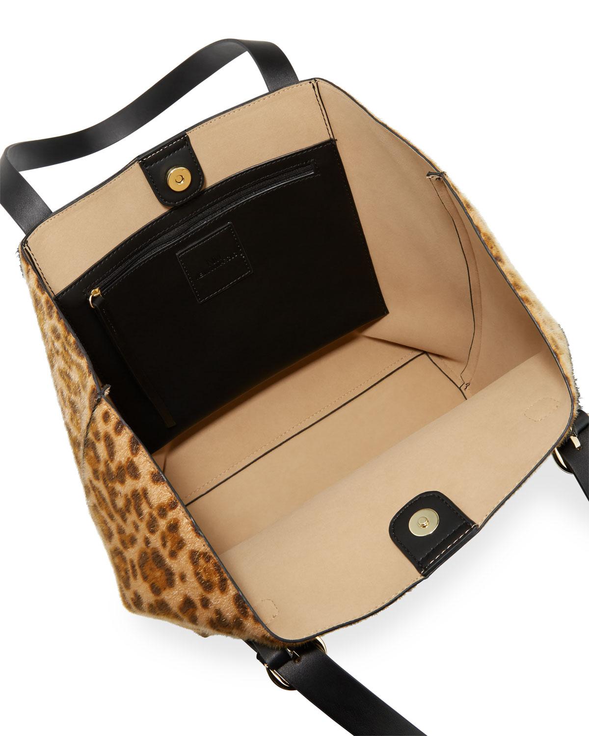 Neiman Marcus Legacy Leopard-print Shoulder Tote Bag in Natural Leopard (Brown) - Lyst