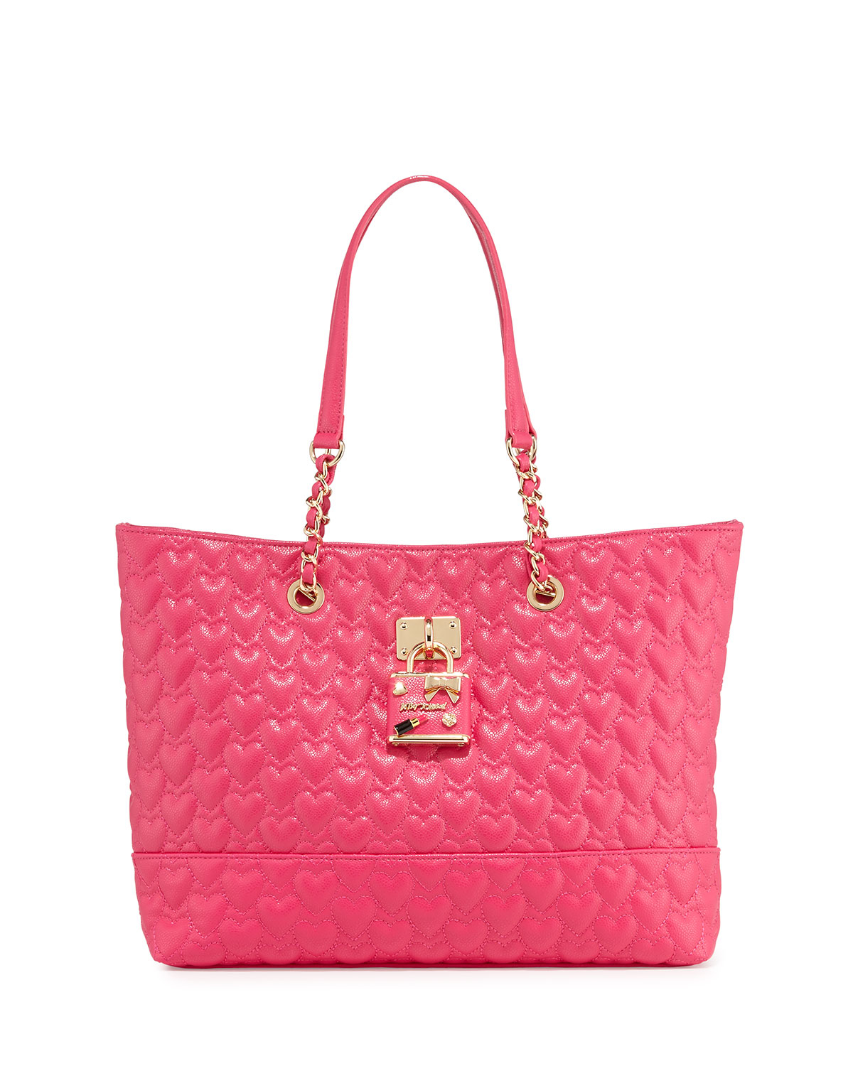 Betsey johnson Be My Baby Quilted Tote Bag in Pink | Lyst