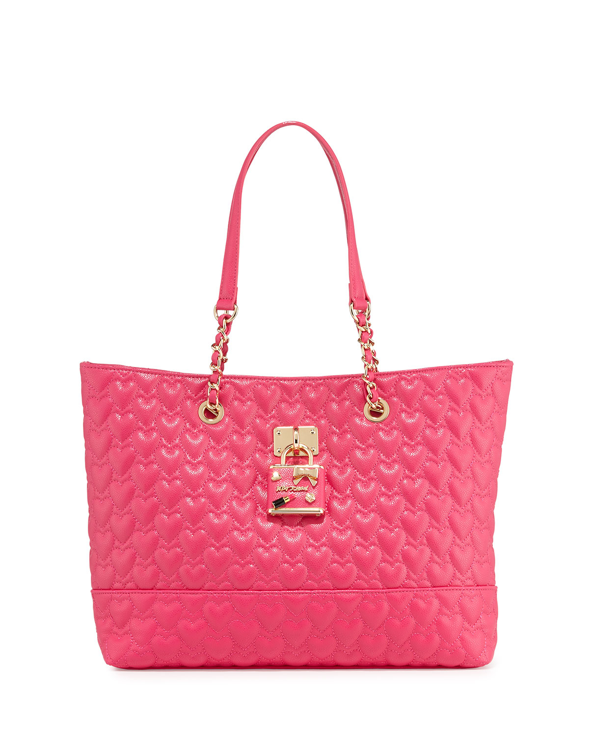 Betsey johnson Be My Baby Quilted Tote Bag in Pink Lyst