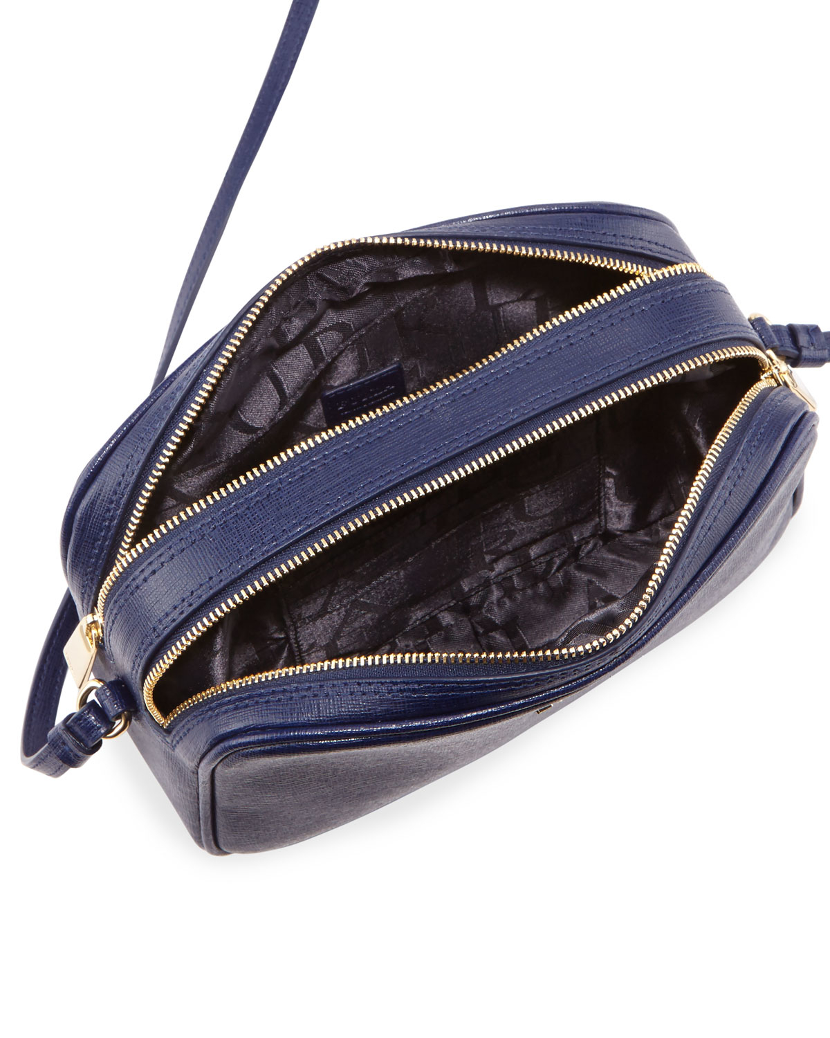 Lyst - Furla Lilli Mini Leather Camera Bag in Blue