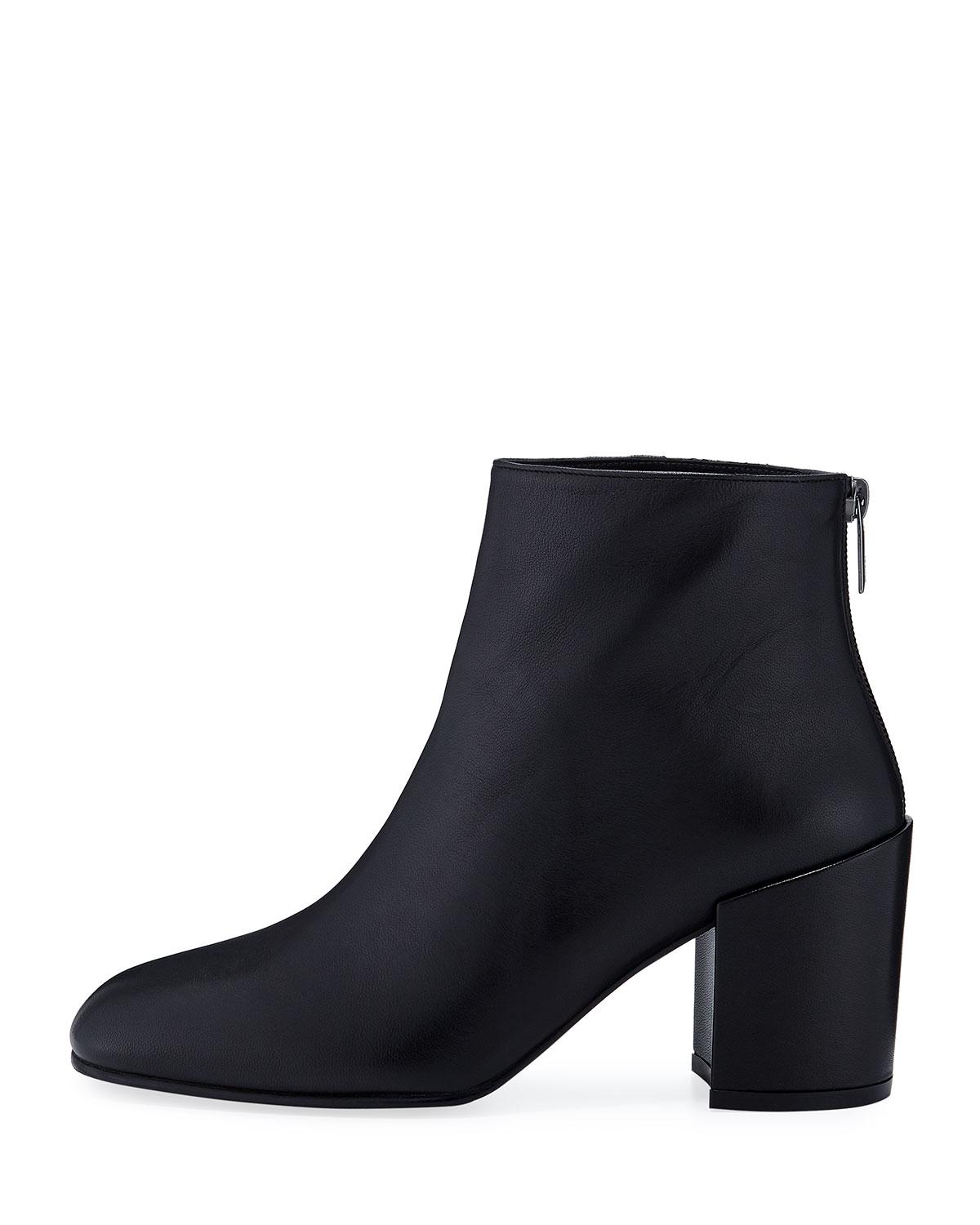 stuart weitzman instep block heel ankle boots