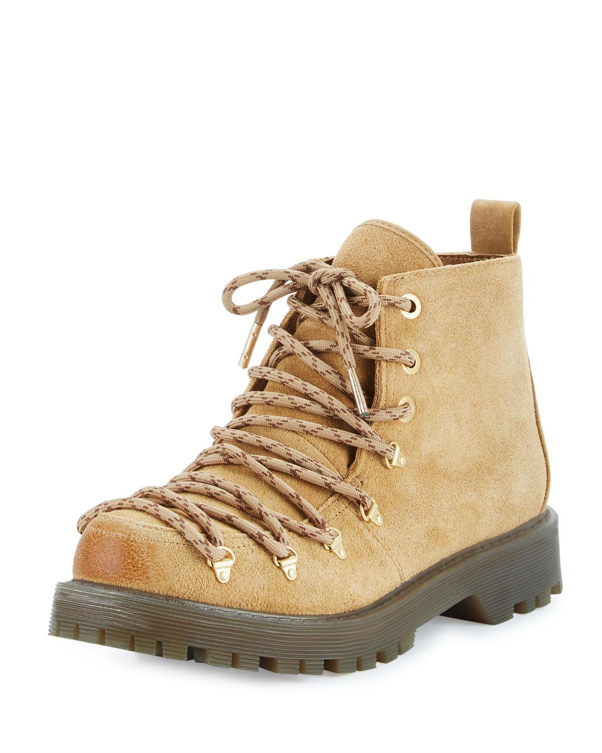 Lyst Circus by Sam Edelman Kane Suede Combat Bootie in