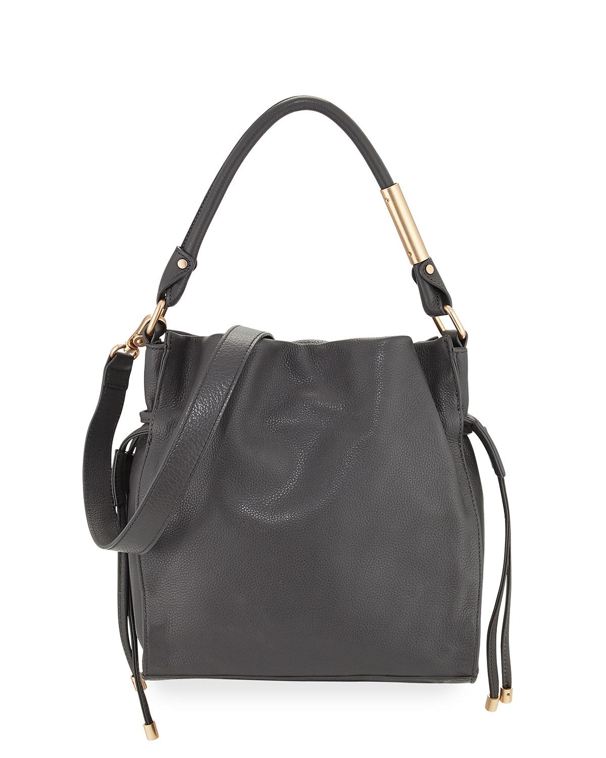 Corinnas Drawstring Bags foley corinna small leather drawstring bag in gray Corinnas Drawstring Bags foley corinna small leather drawstring bag in gray