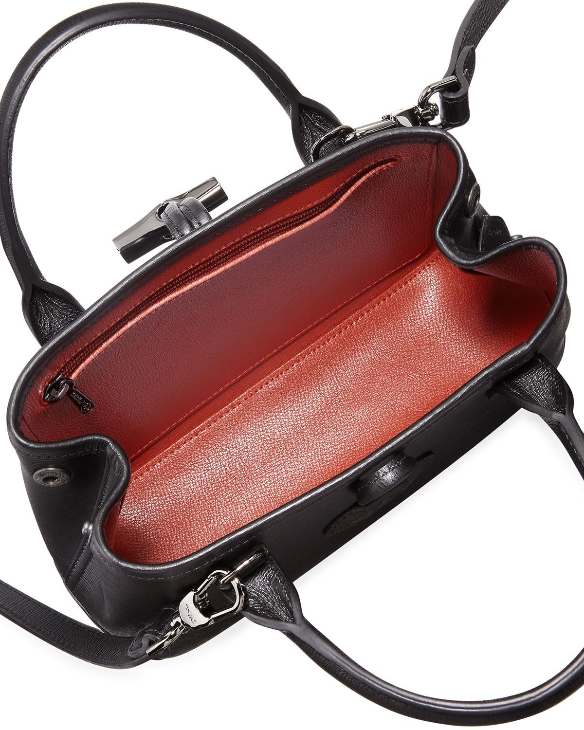 Longchamp Roseau Medium Leather Crossbody Bag - Lyst