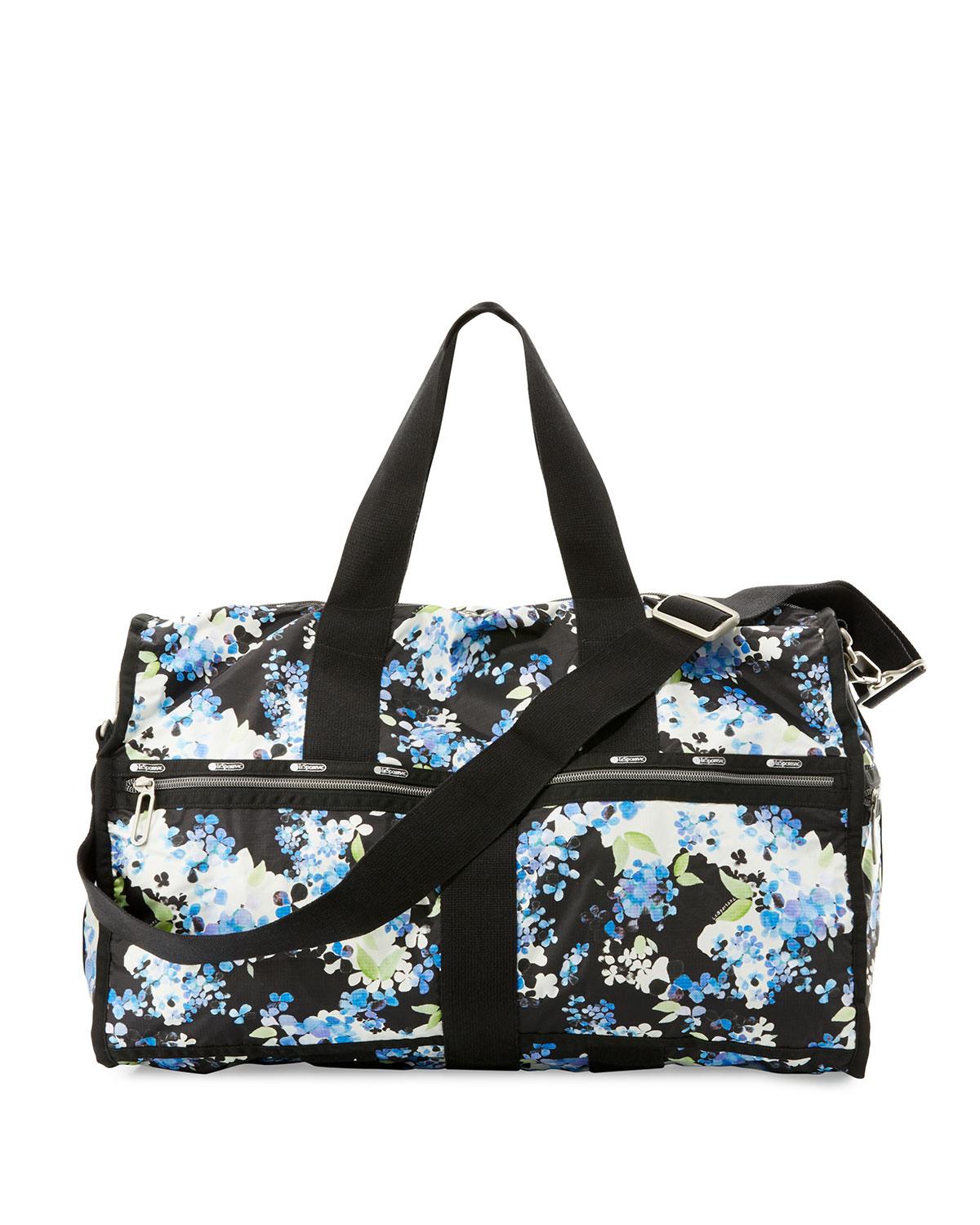 Lesportsac Floral-print Large Weekender Bag in Black | Lyst