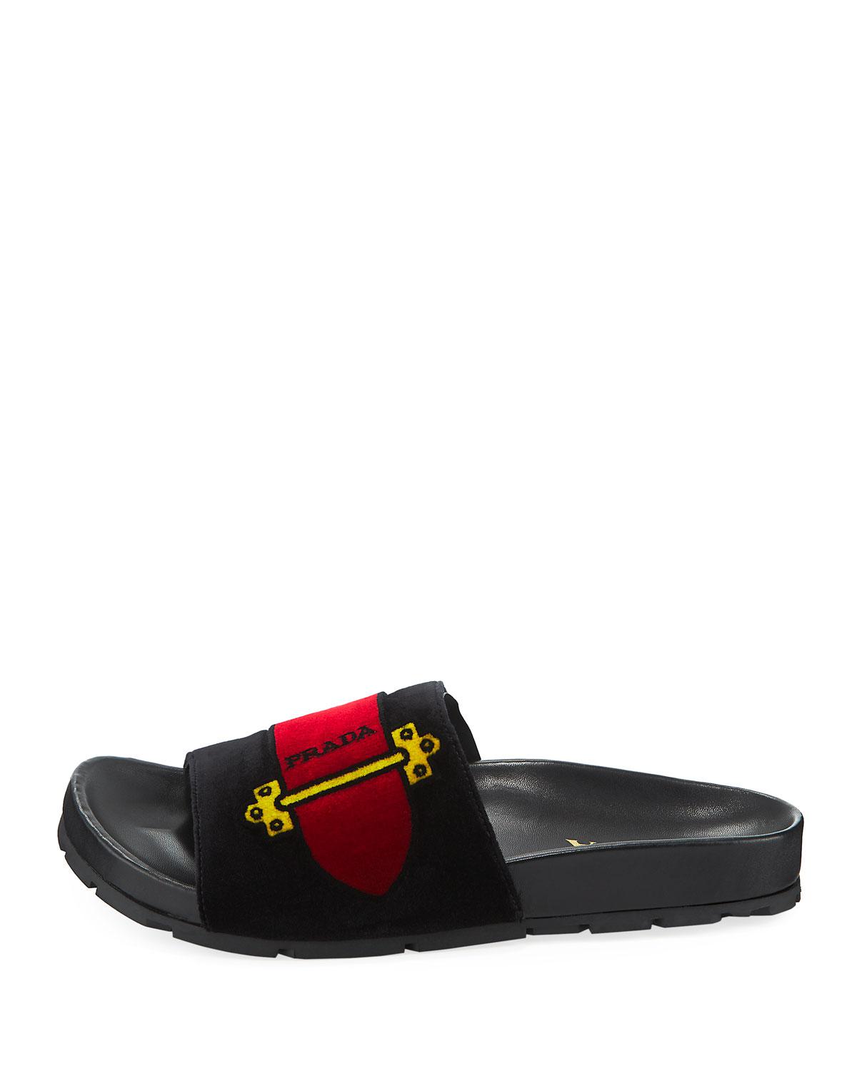prada slides men's sale