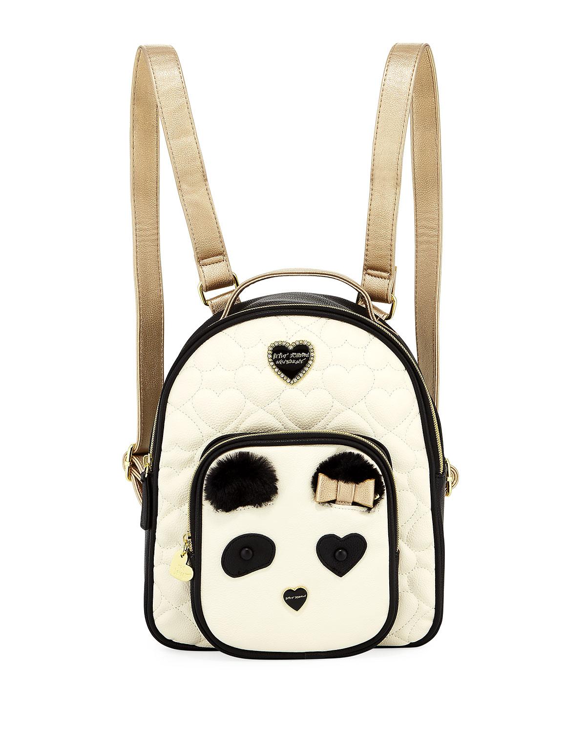 betsey johnson panda backpack