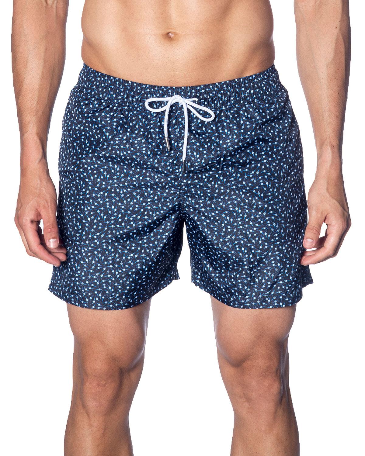 mens printed swim shorts