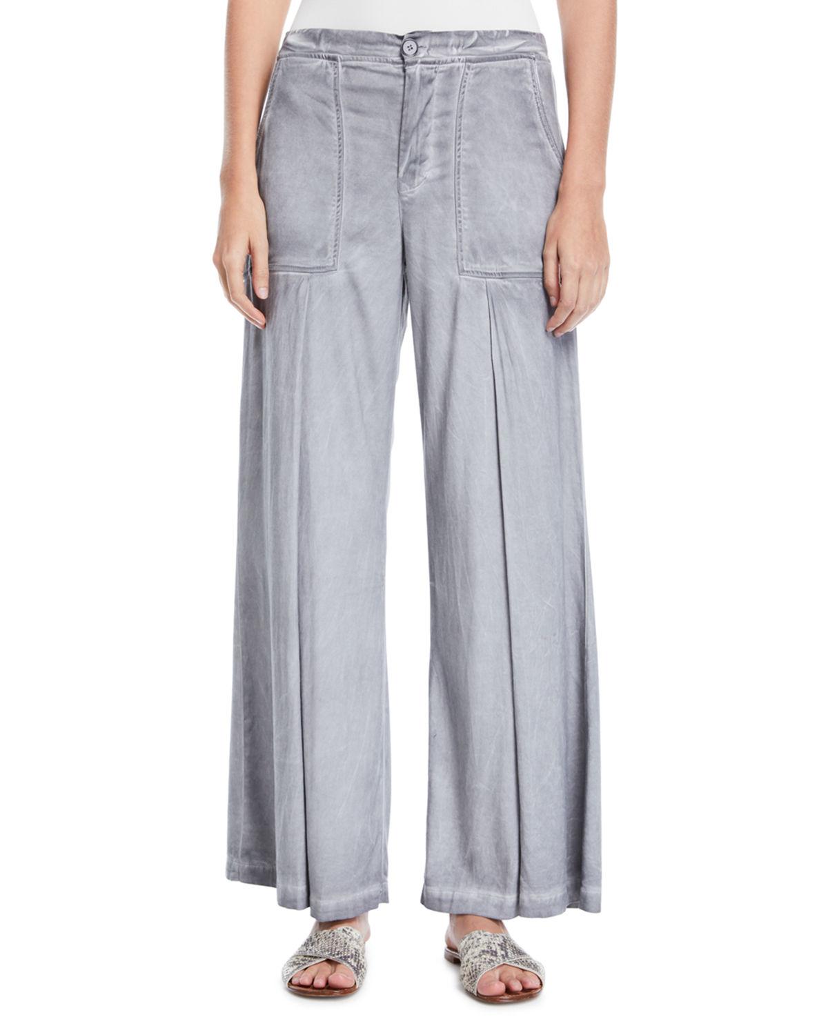 wide leg utility pants
