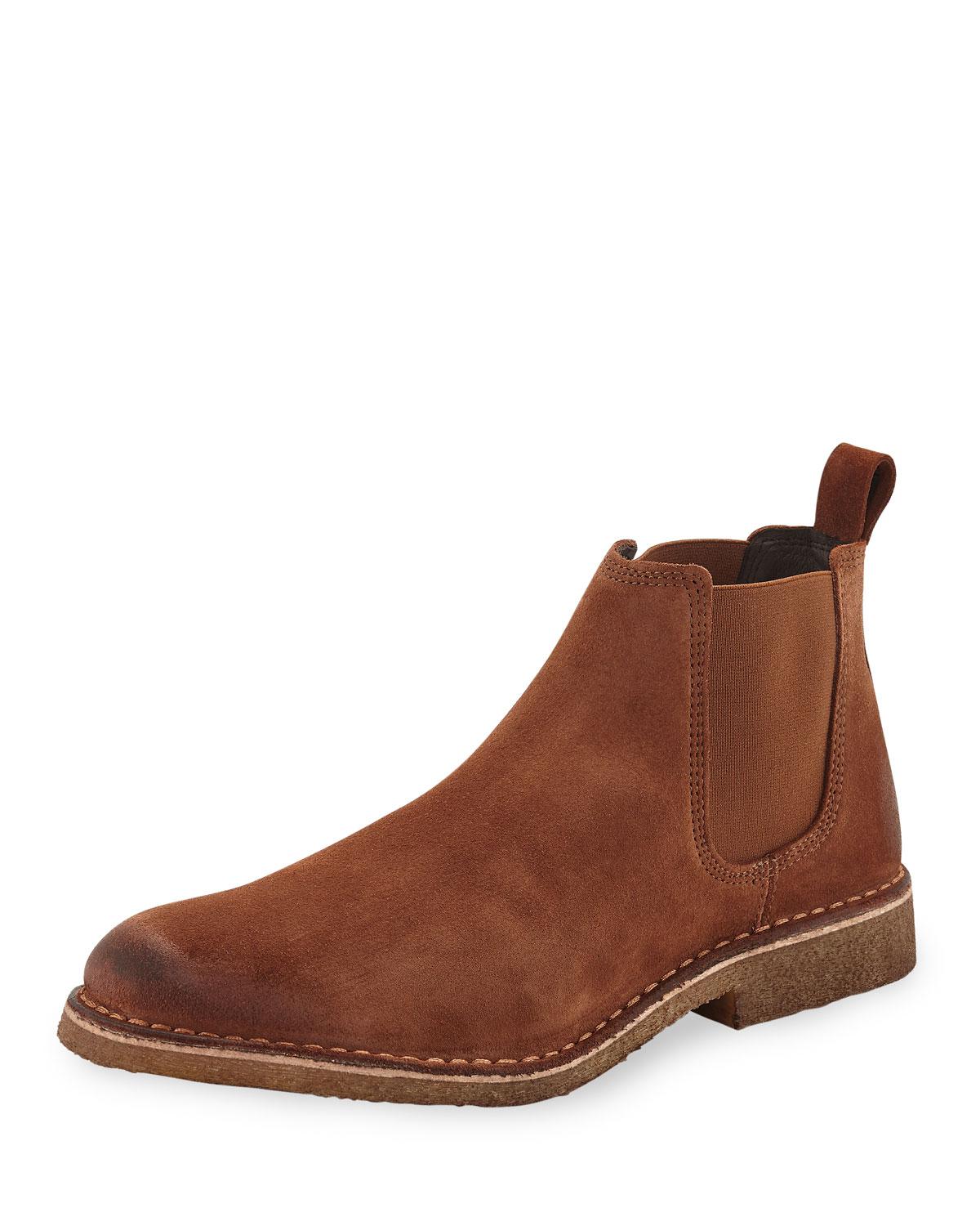 Cole Suede Hewitt Chelsea Boot in Rust (Brown) for Men Lyst
