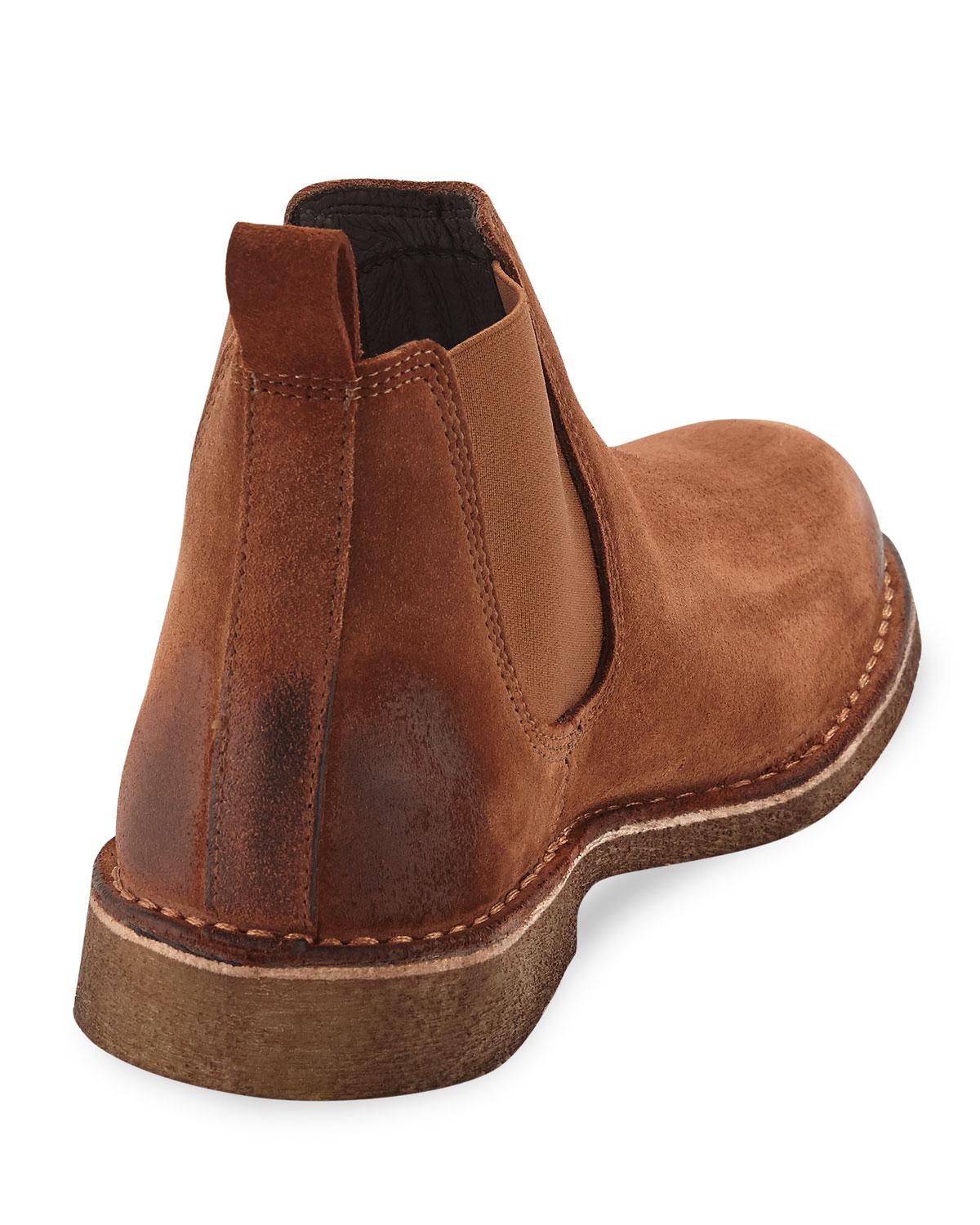 Cole Suede Hewitt Chelsea Boot in Rust (Brown) for Men Lyst