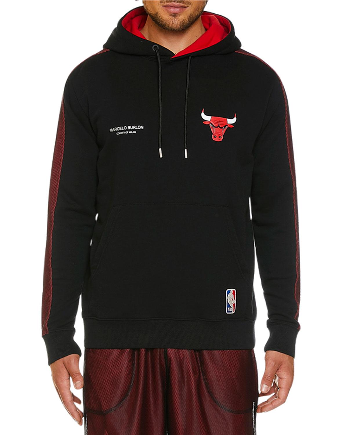 Marcelo burlon nba hoodie Clearance