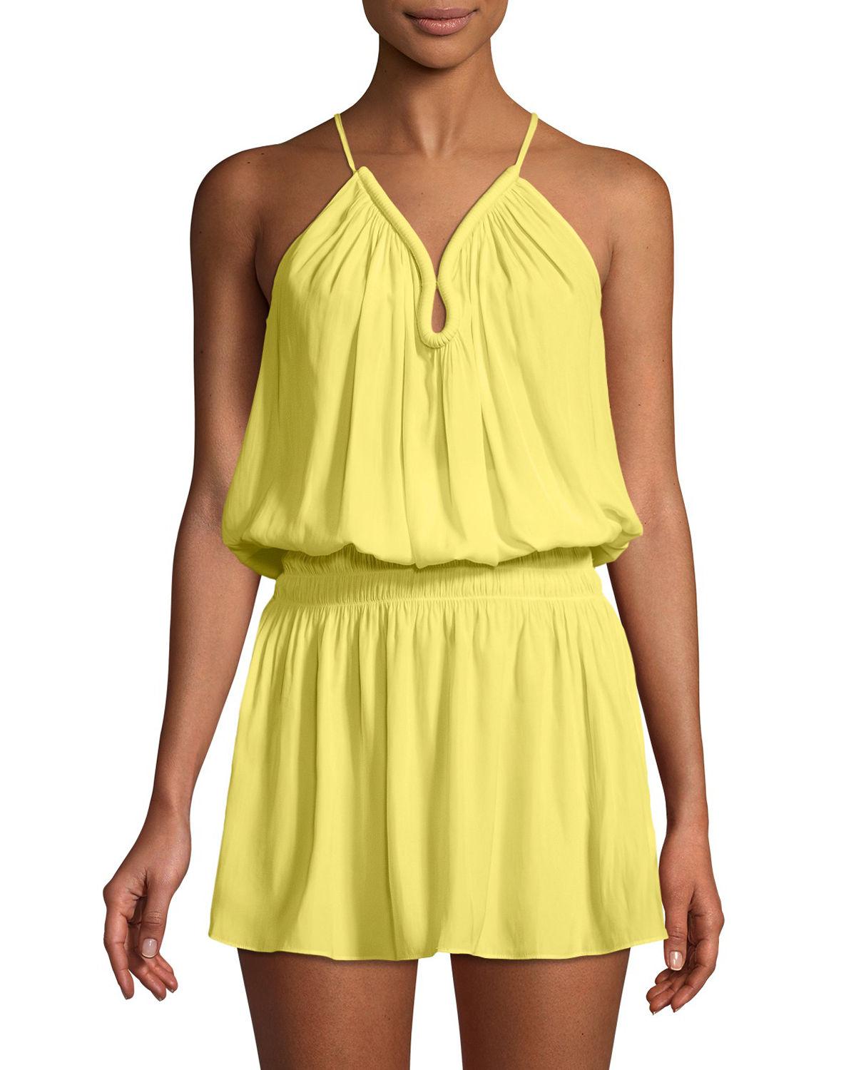 ramy brook yellow dress