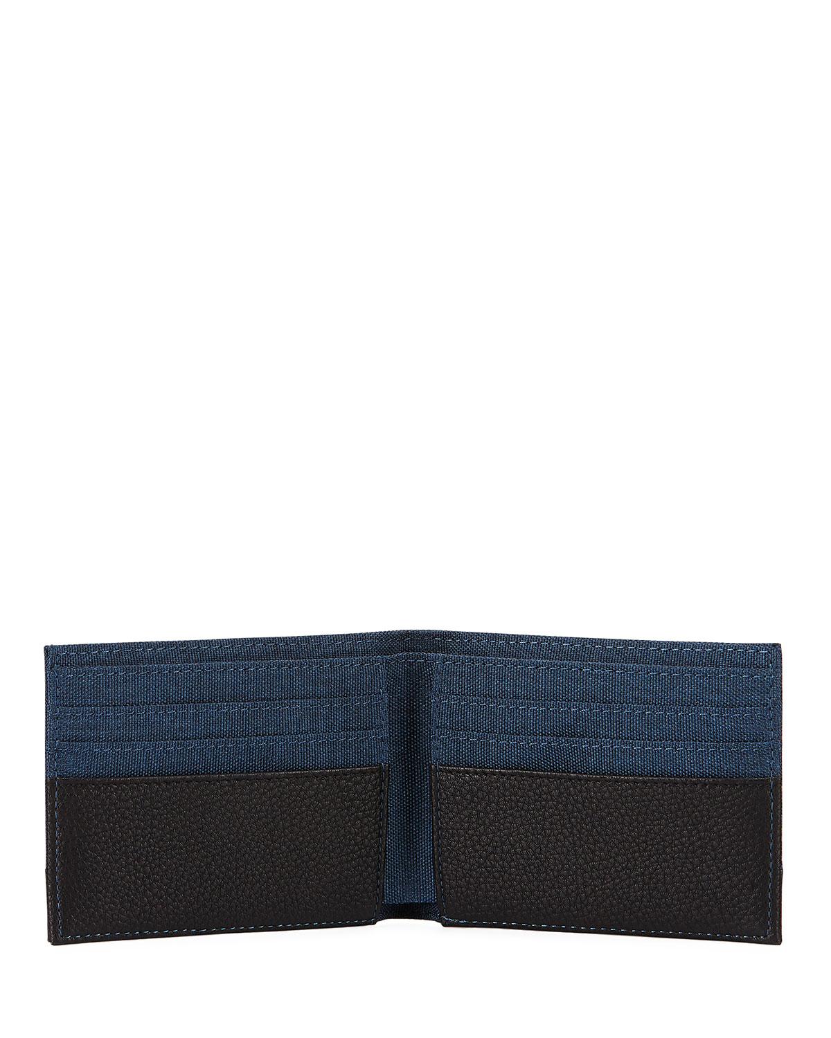 Neiman Marcus Men&#39;s Flat Fold Wallet in Black for Men - Lyst