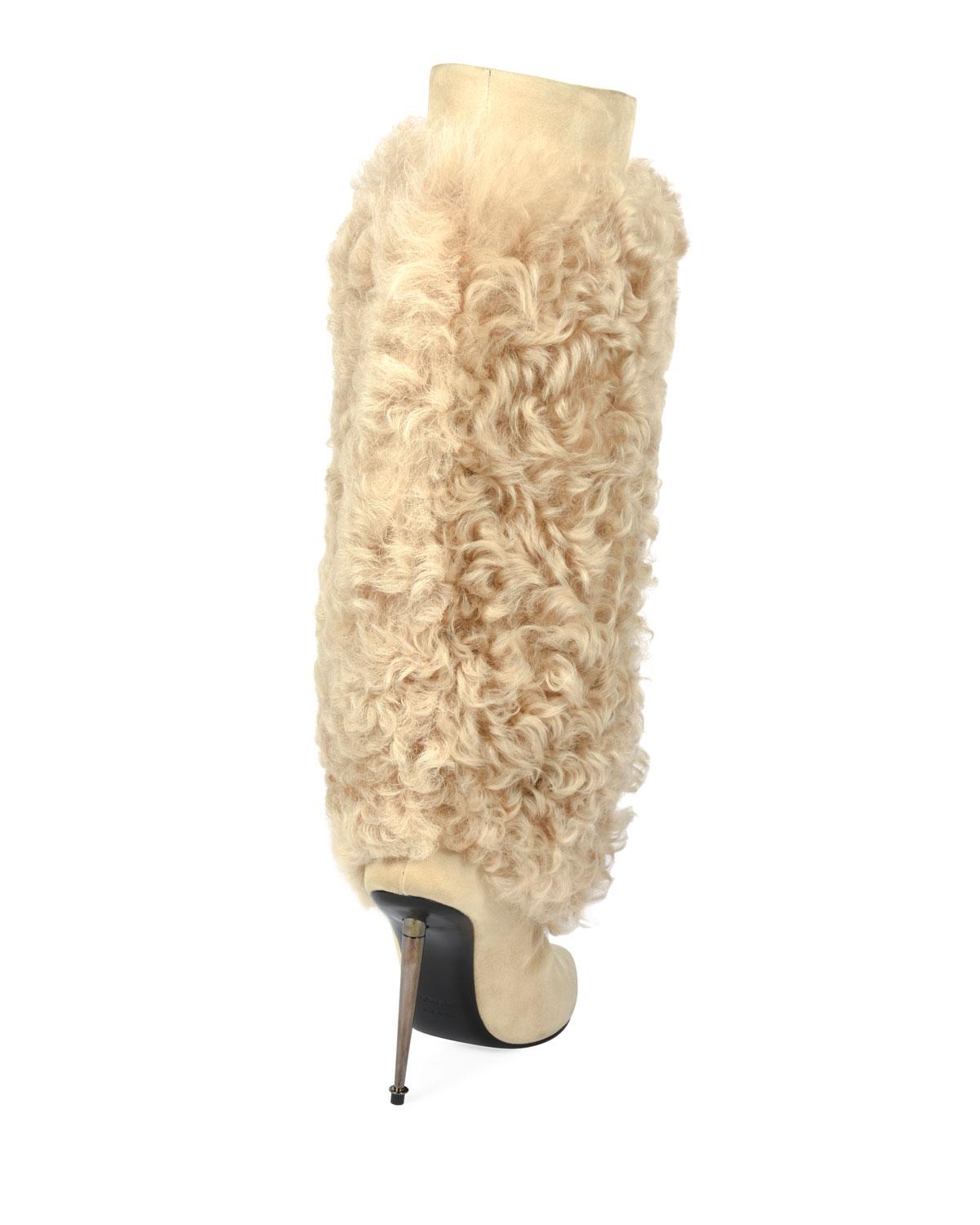 tom ford shearling boots