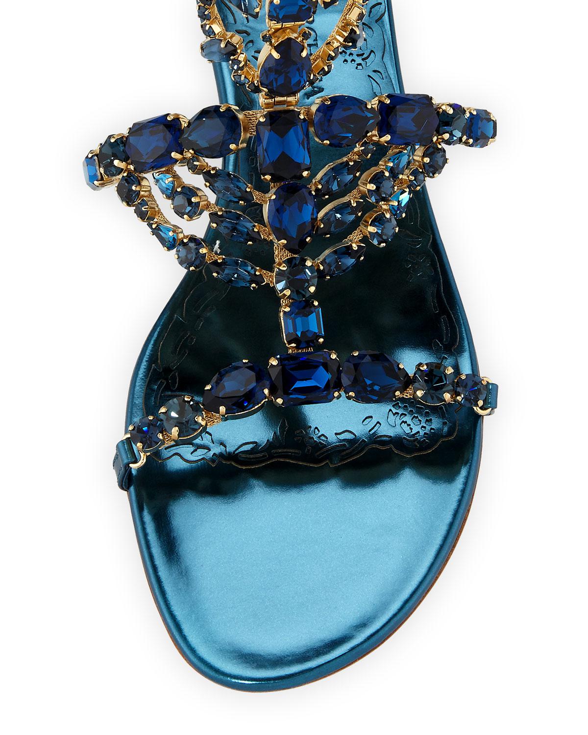 navy blue dressy flip flops