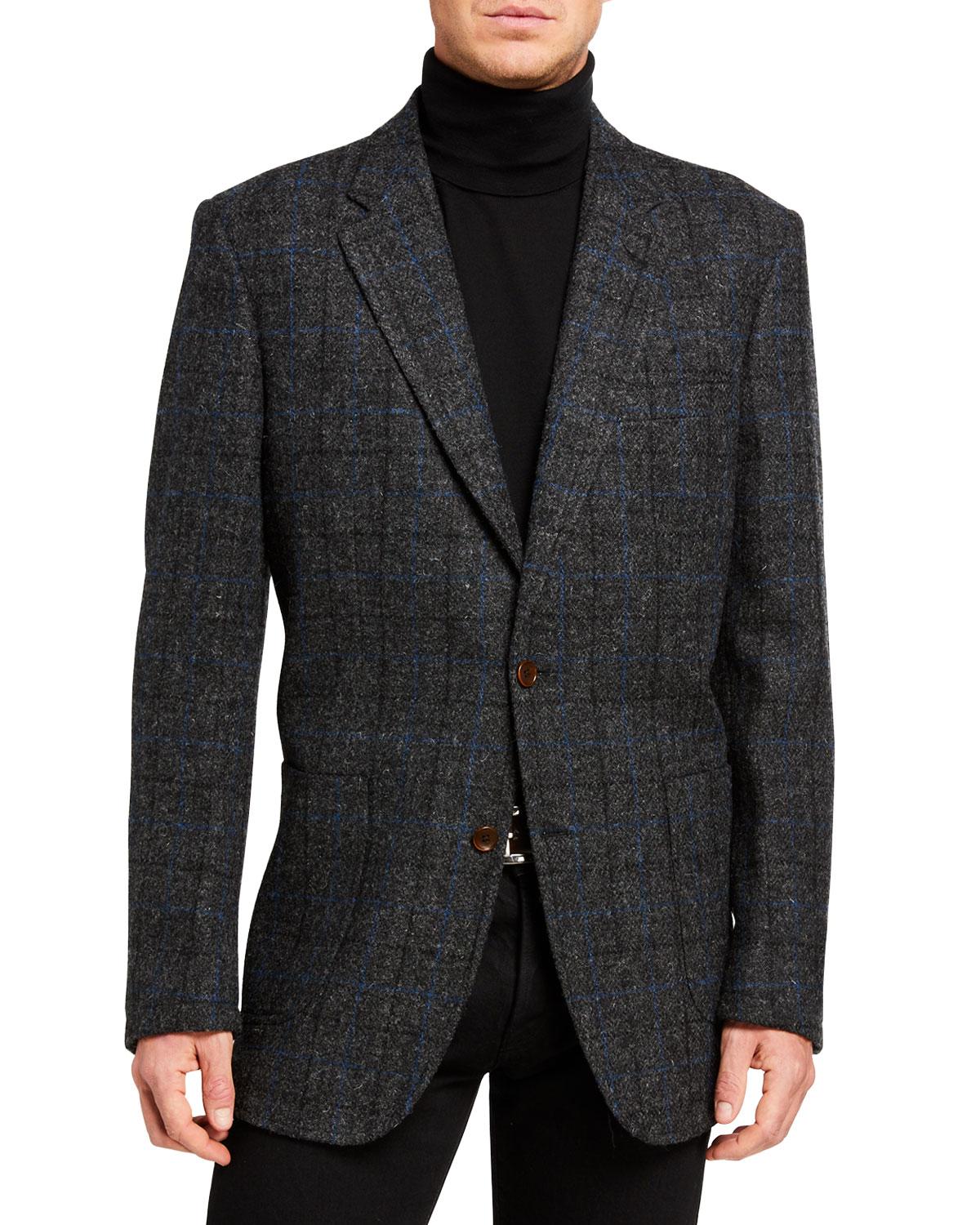 Neiman Marcus Men&#39;s Harris Tweed Sport Coat in Gray for Men - Lyst