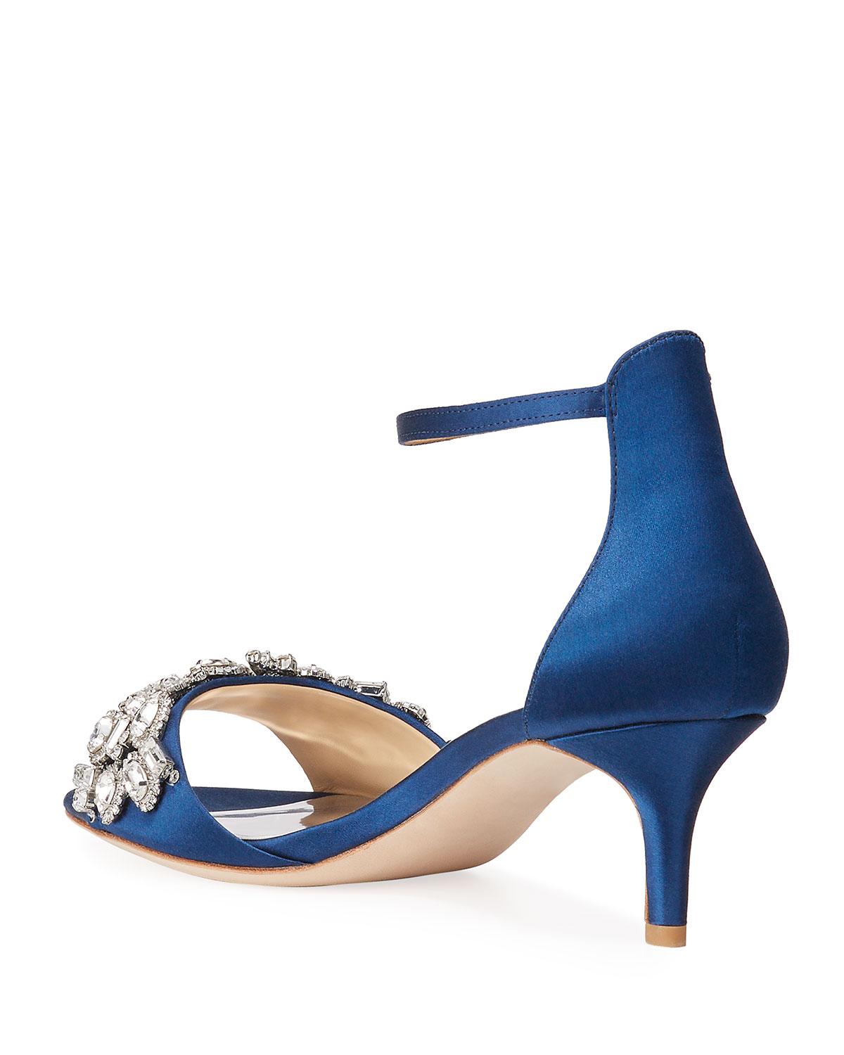 badgley mischka lara evening shoes