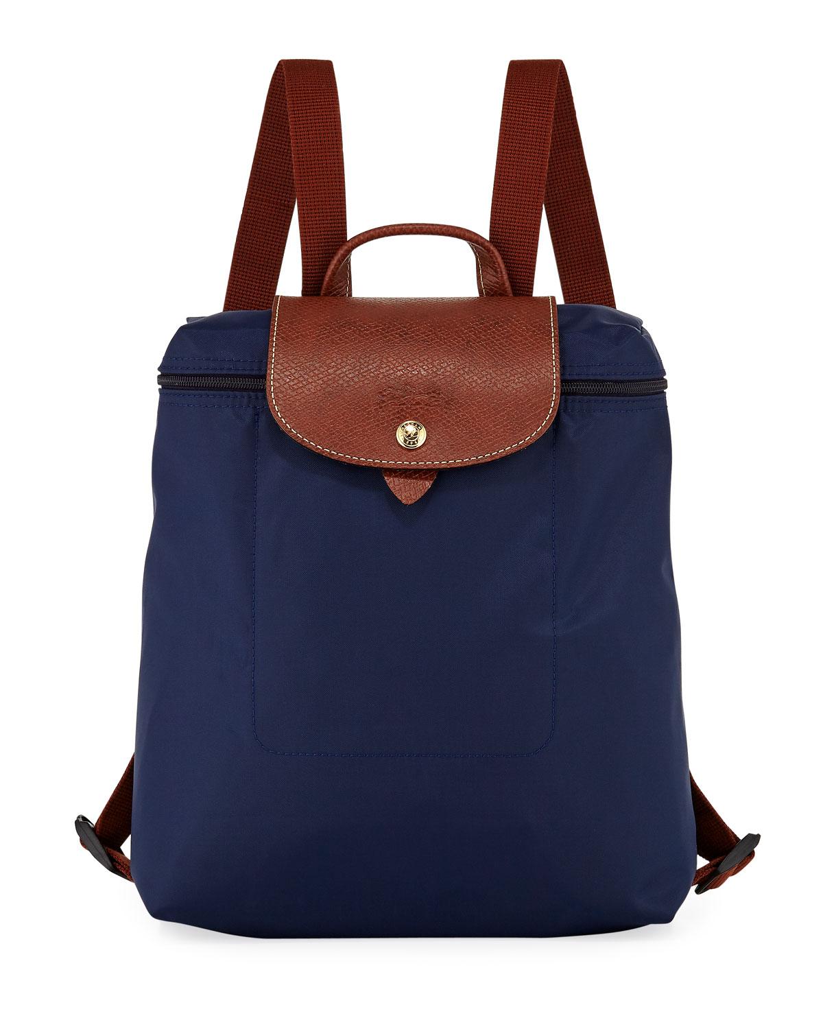 Longchamp Synthetic Le Pliage Nylon Backpack Navy in Blue - Lyst