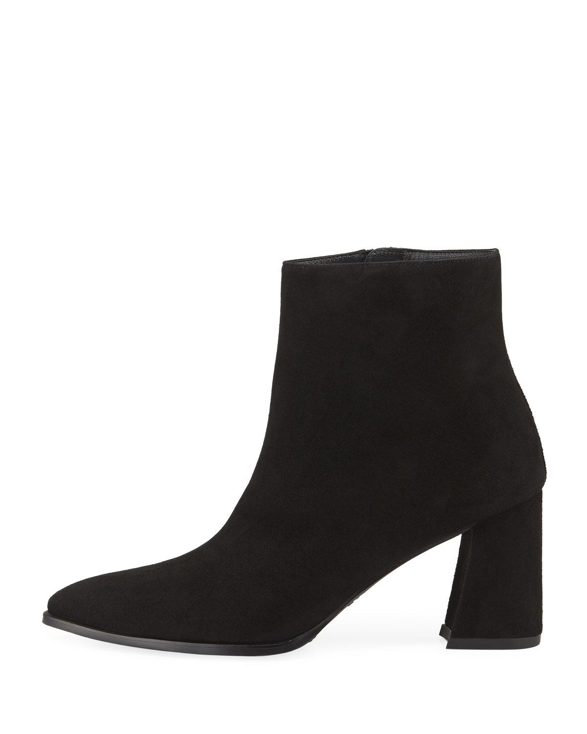 stuart weitzman trendy suede bootie