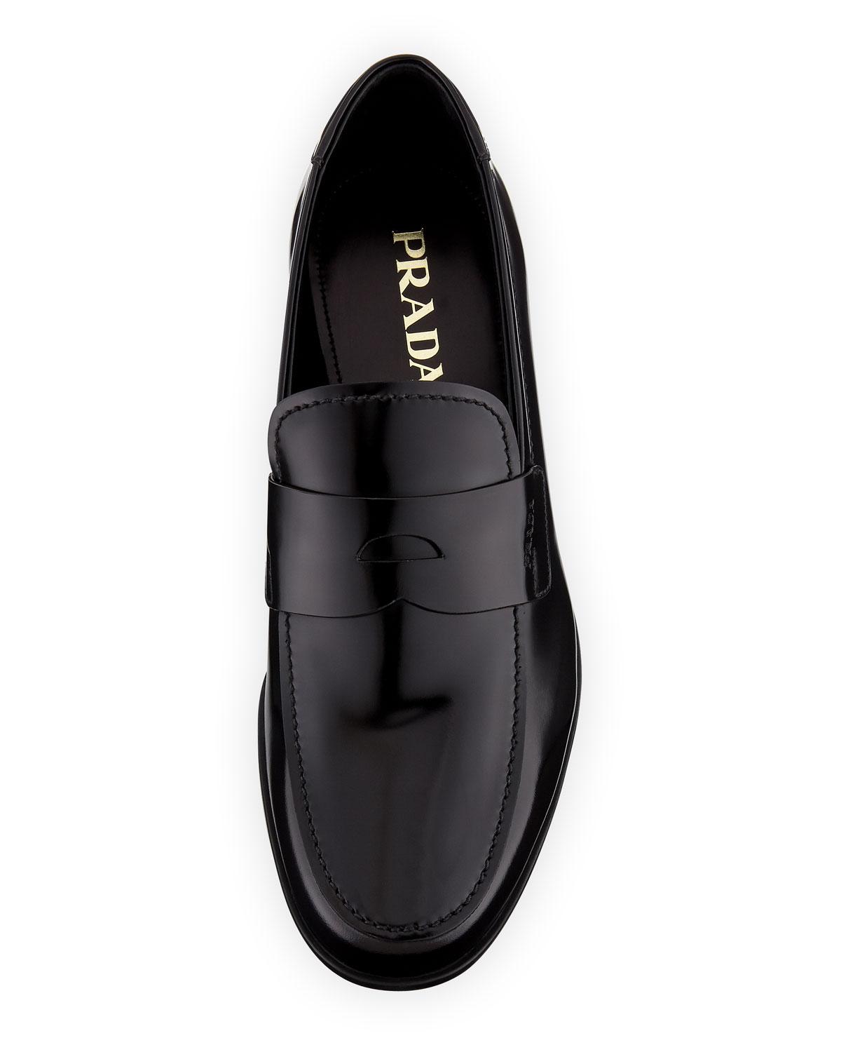 prada mens loafers