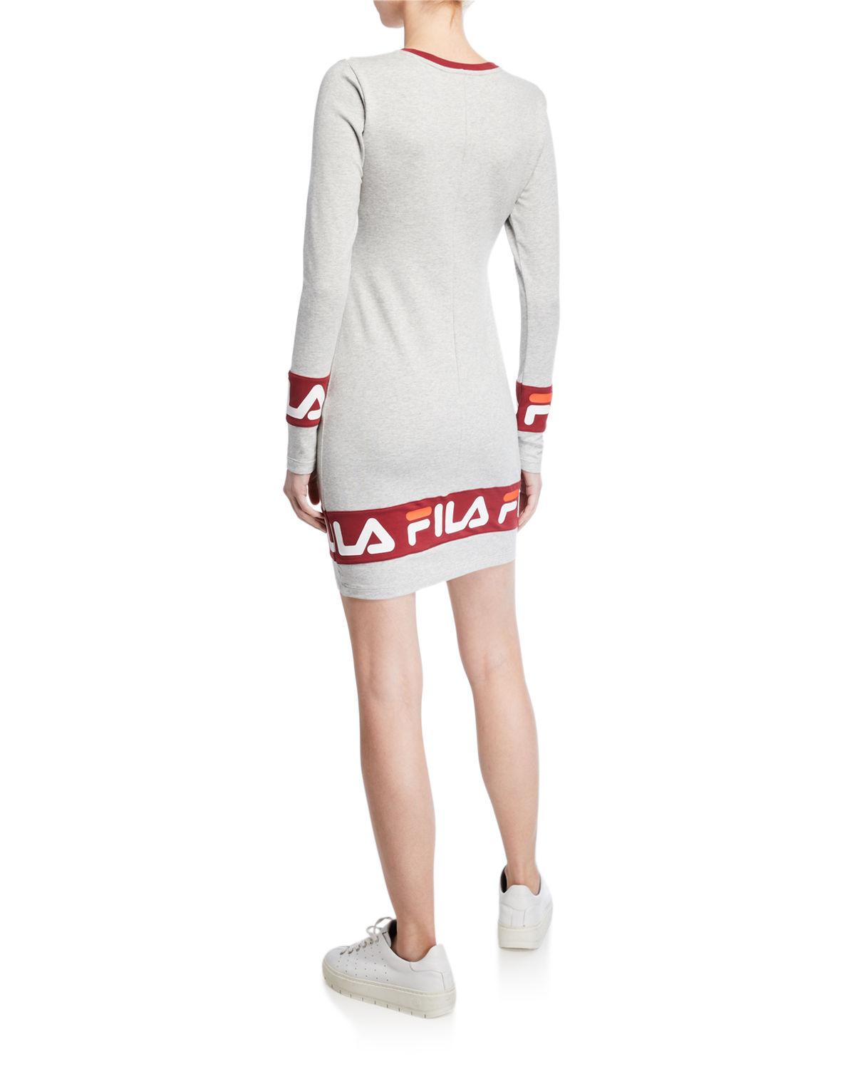 fila long sleeve dress