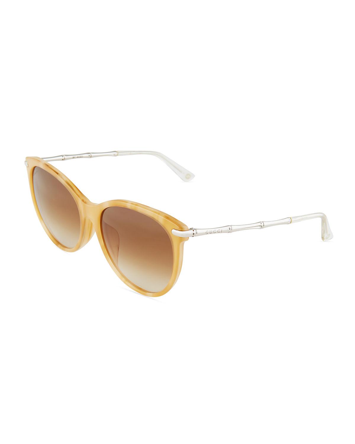 gucci round cat eye sunglasses