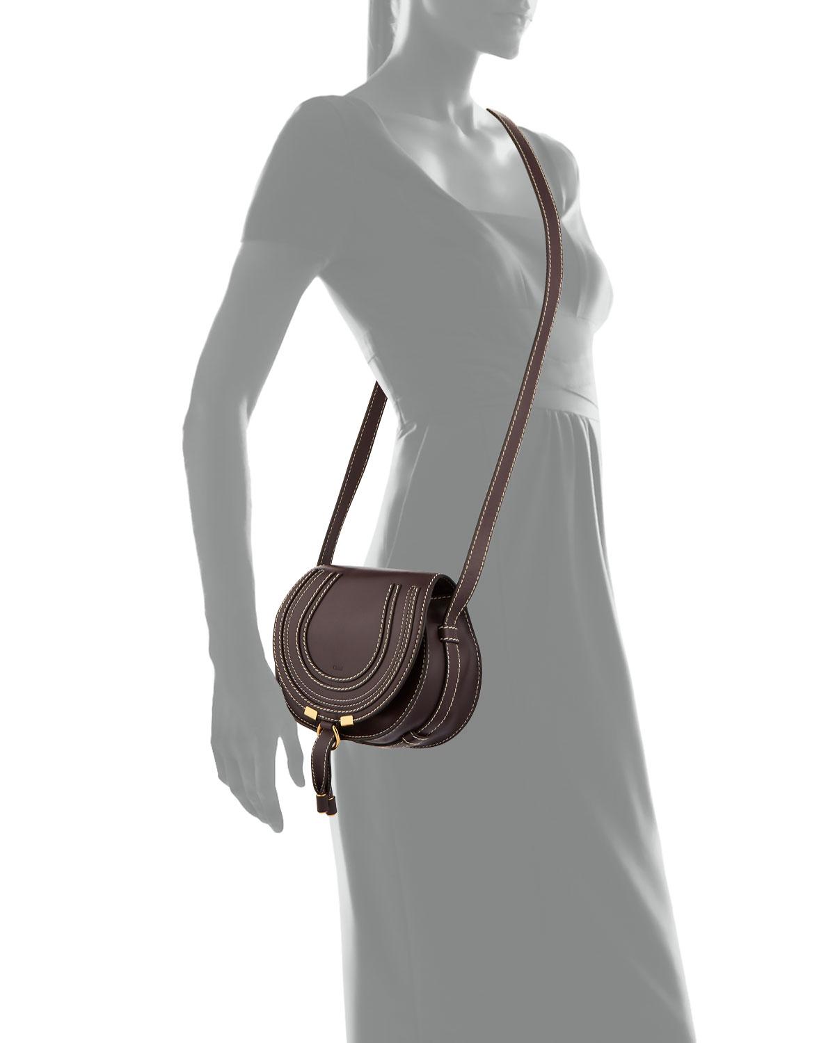 chloe marcie bag small black