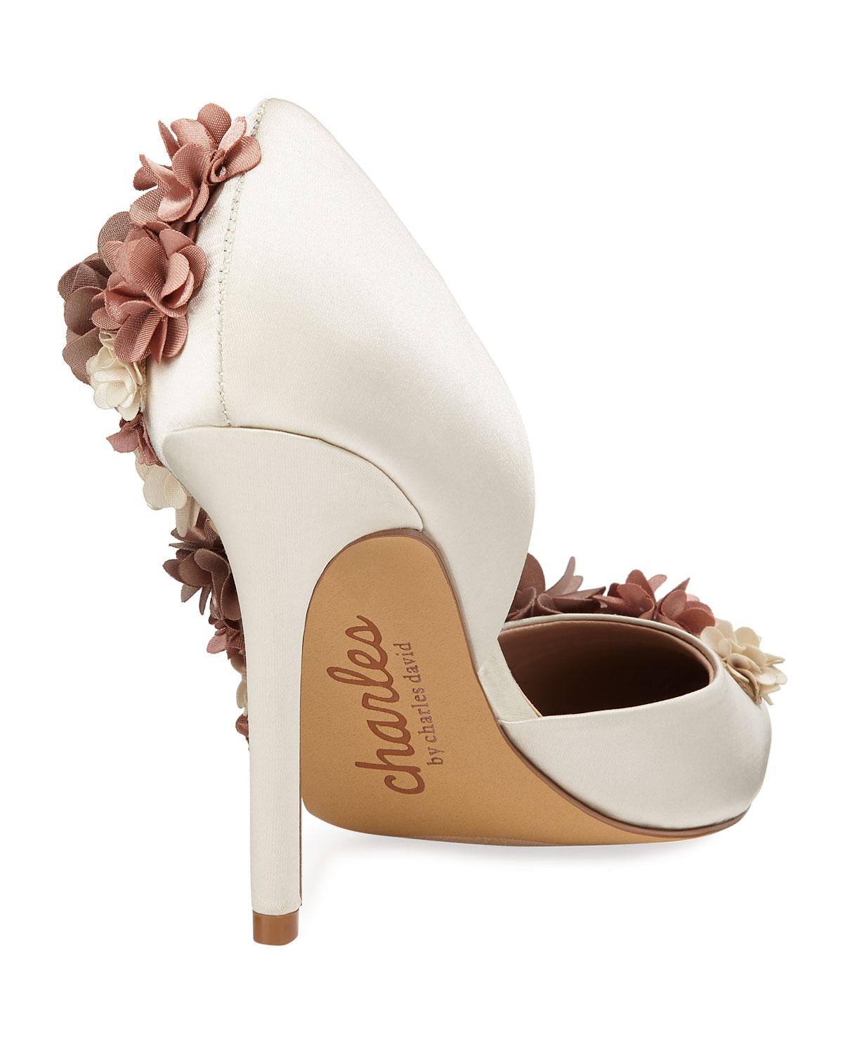Charles by charles david polly satin stiletto best sale pumps