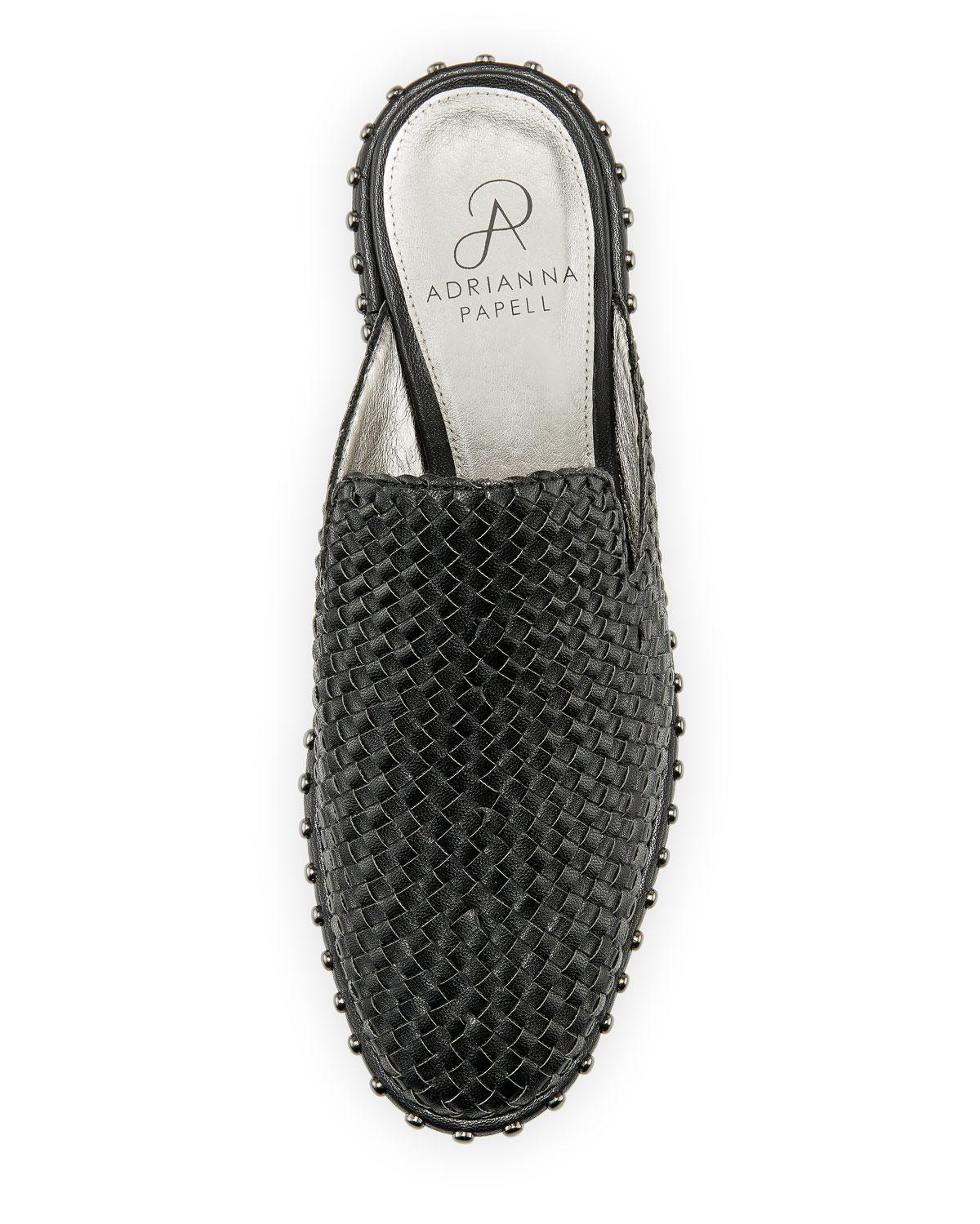 studded mule flats