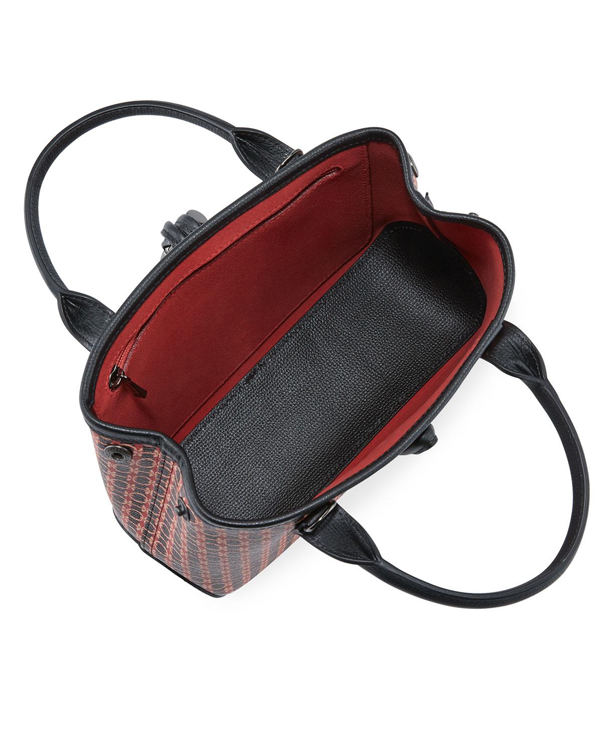 Longchamp Roseau Mini Grain Leather Tophandle Crossbody Bag Lyst