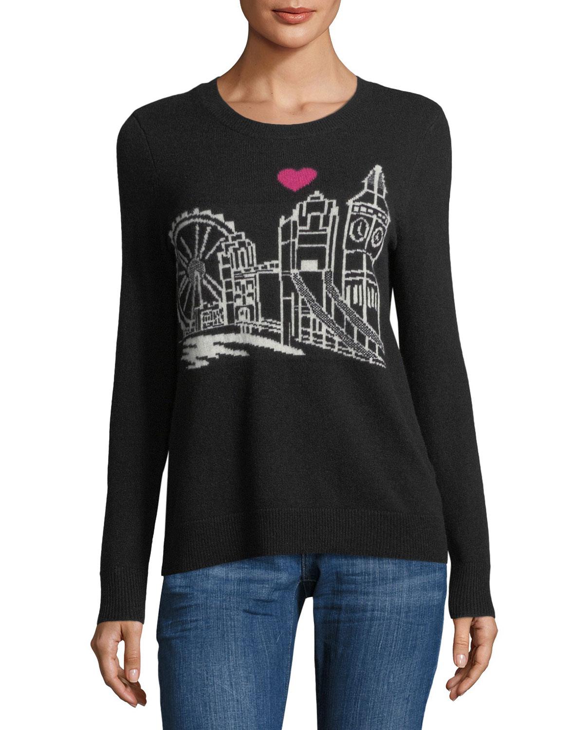 Lyst Neiman Marcus Cashmere London Sweater in Black