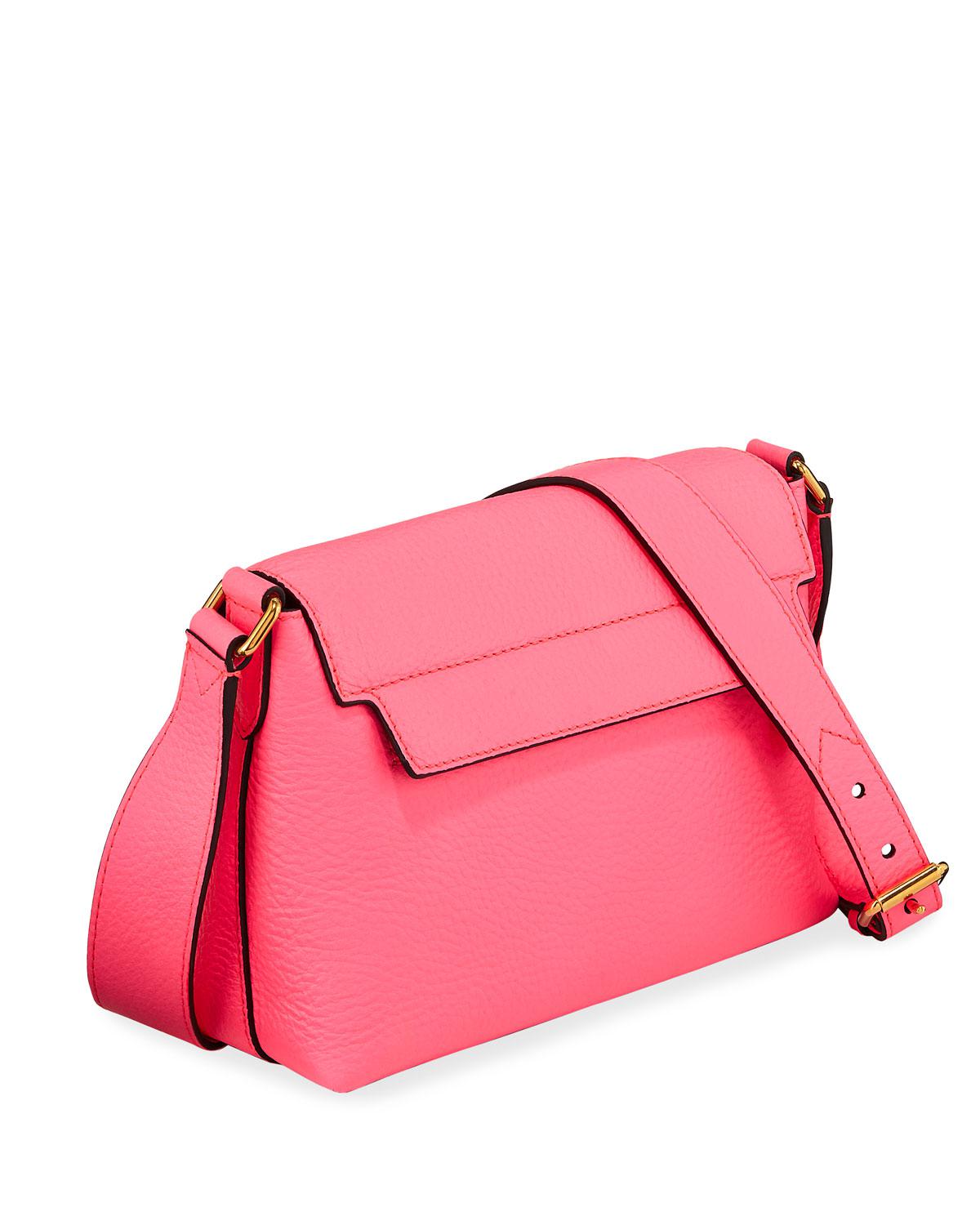 Burberry Burleigh Small Soft Leather Crossbody Bag in Pink - Lyst