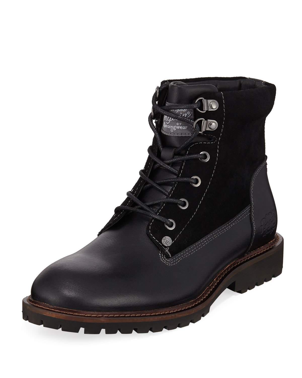 original penguin jesse leather combat boot