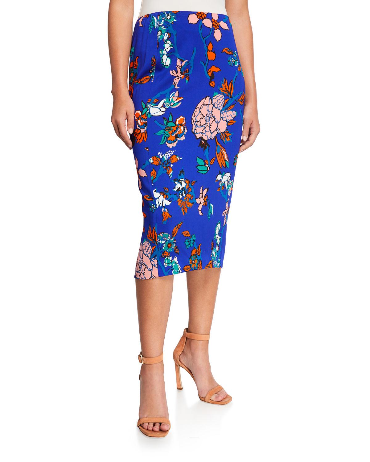 tailored midi pencil skirt dvf