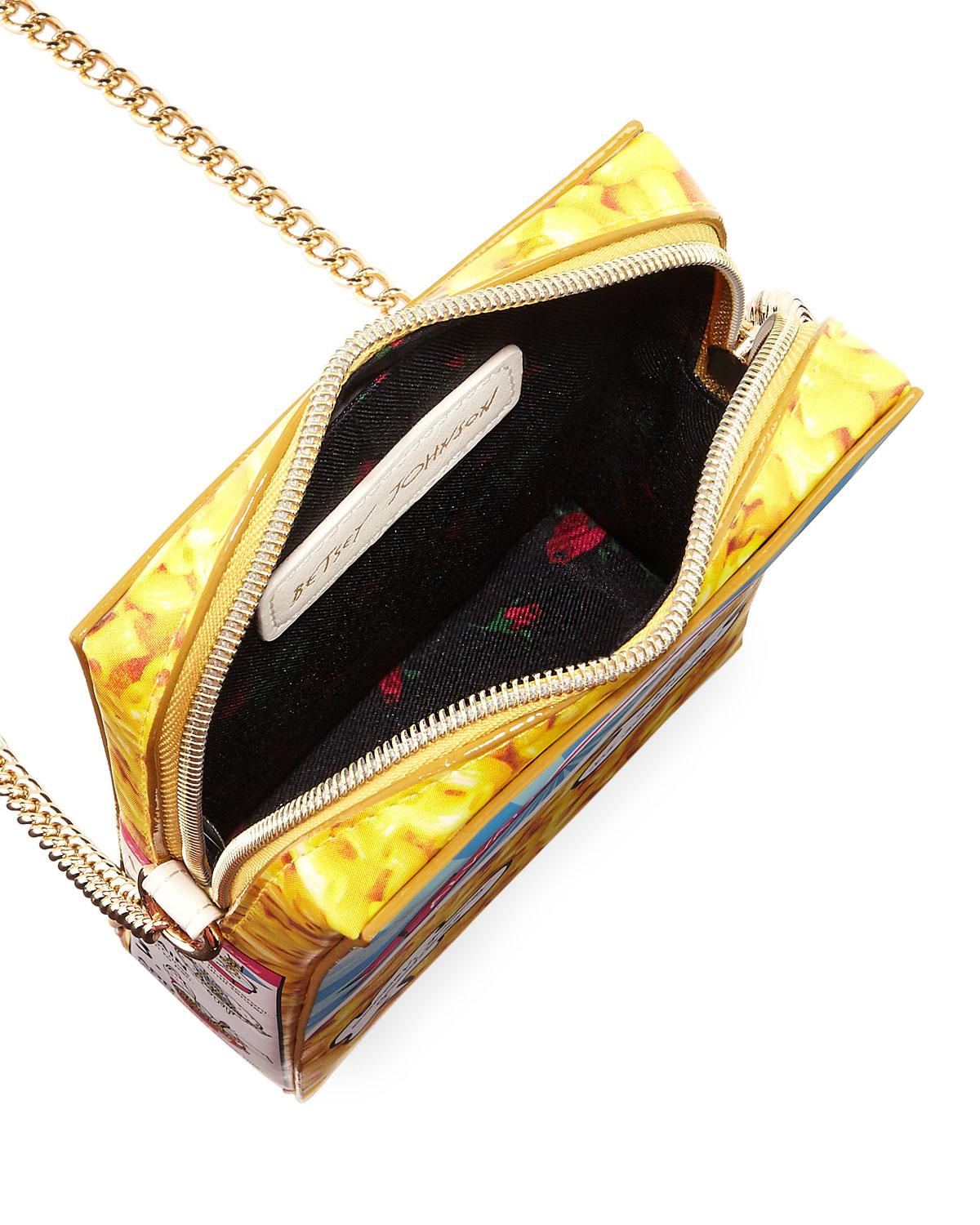 betsey johnson cheese purse