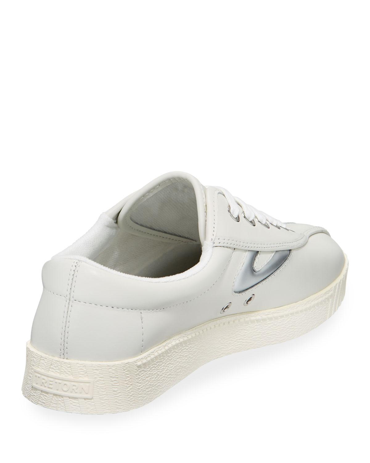 silver tretorn sneakers