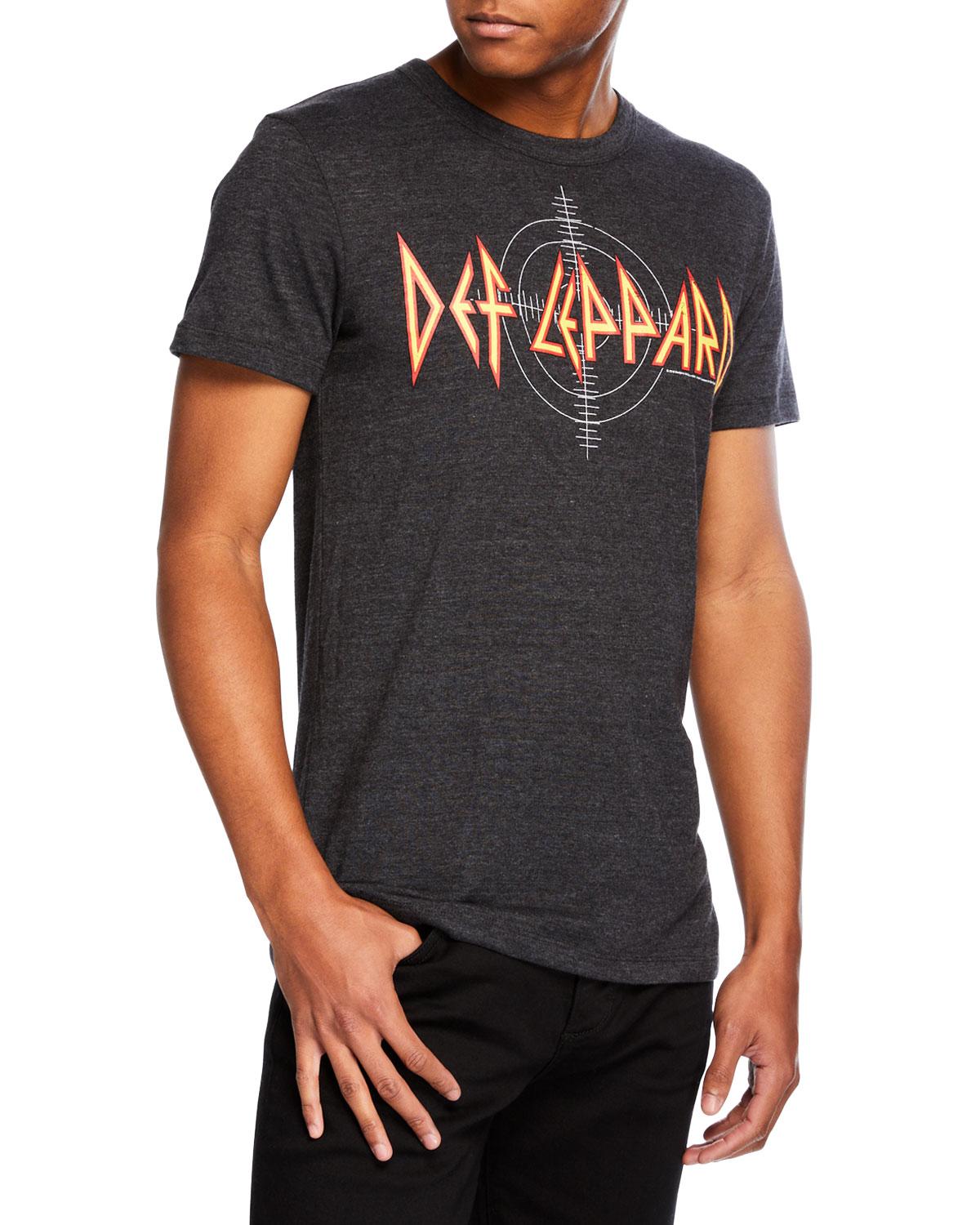 def leppard t shirt mens