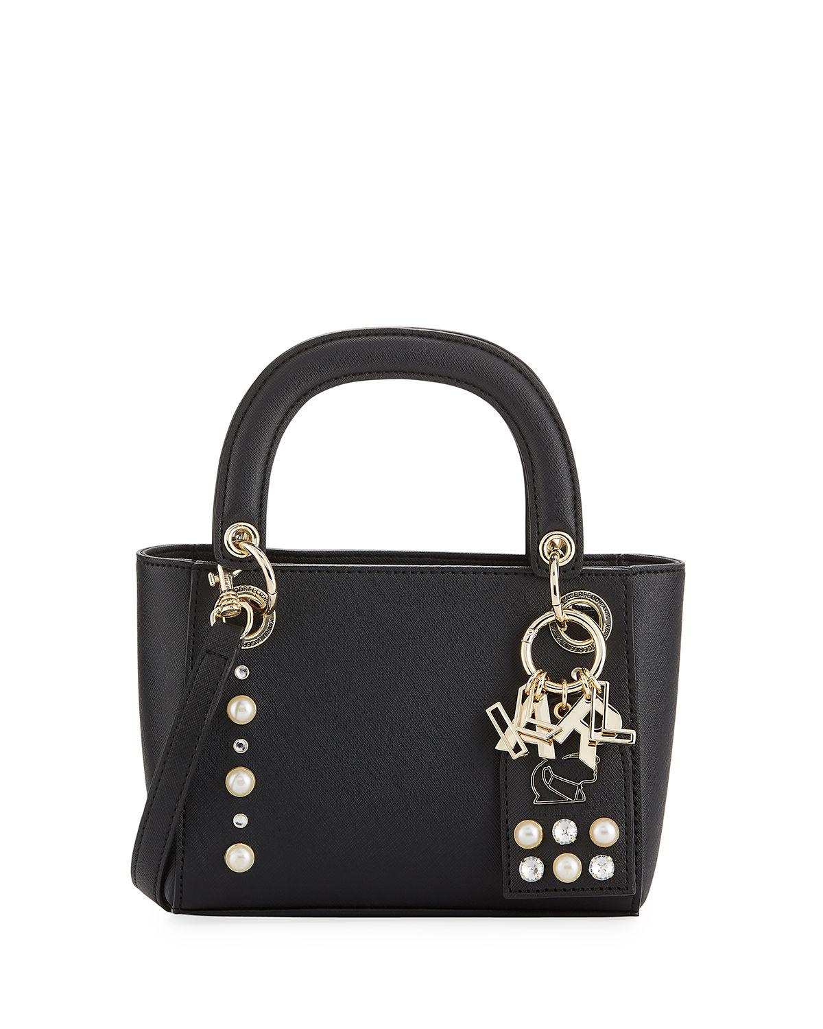karl charm with crossbody strap