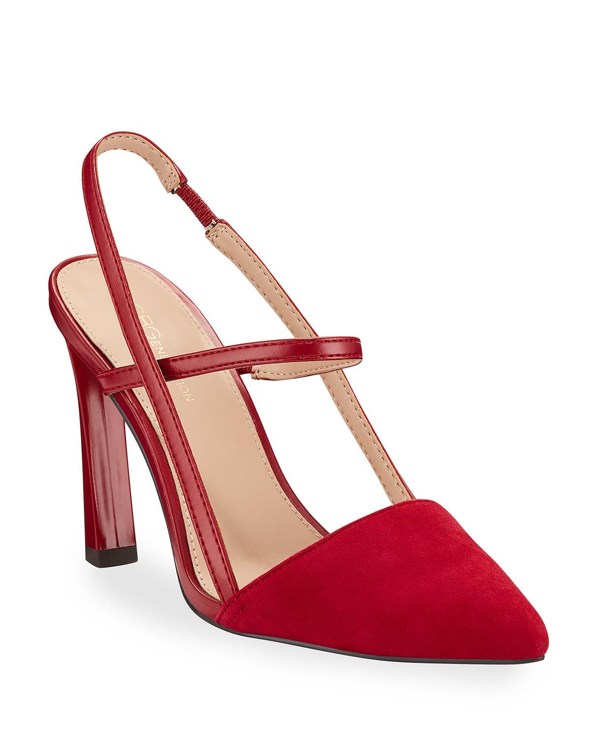 quassin embellished slingback pumps